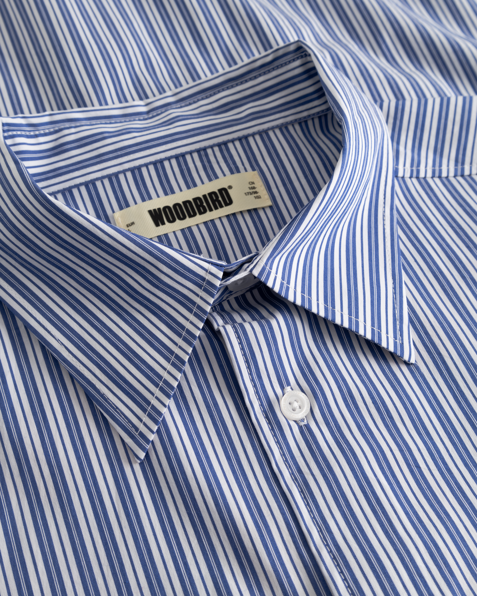 Woodbird WBBrooks Lion Shirt Shirts Light Blue