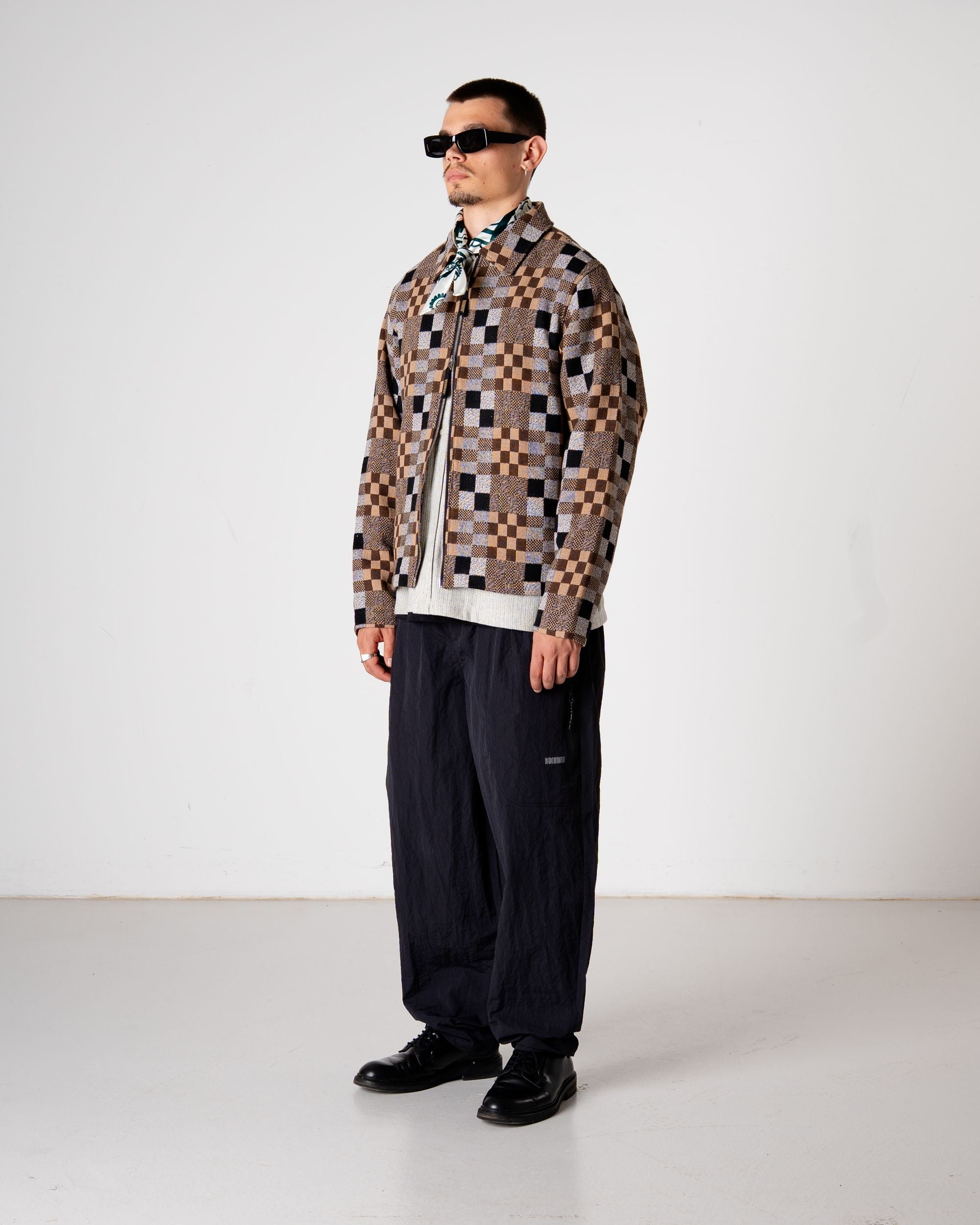 Woodbird WBBuck Patch Jacket Jackets Brown Check