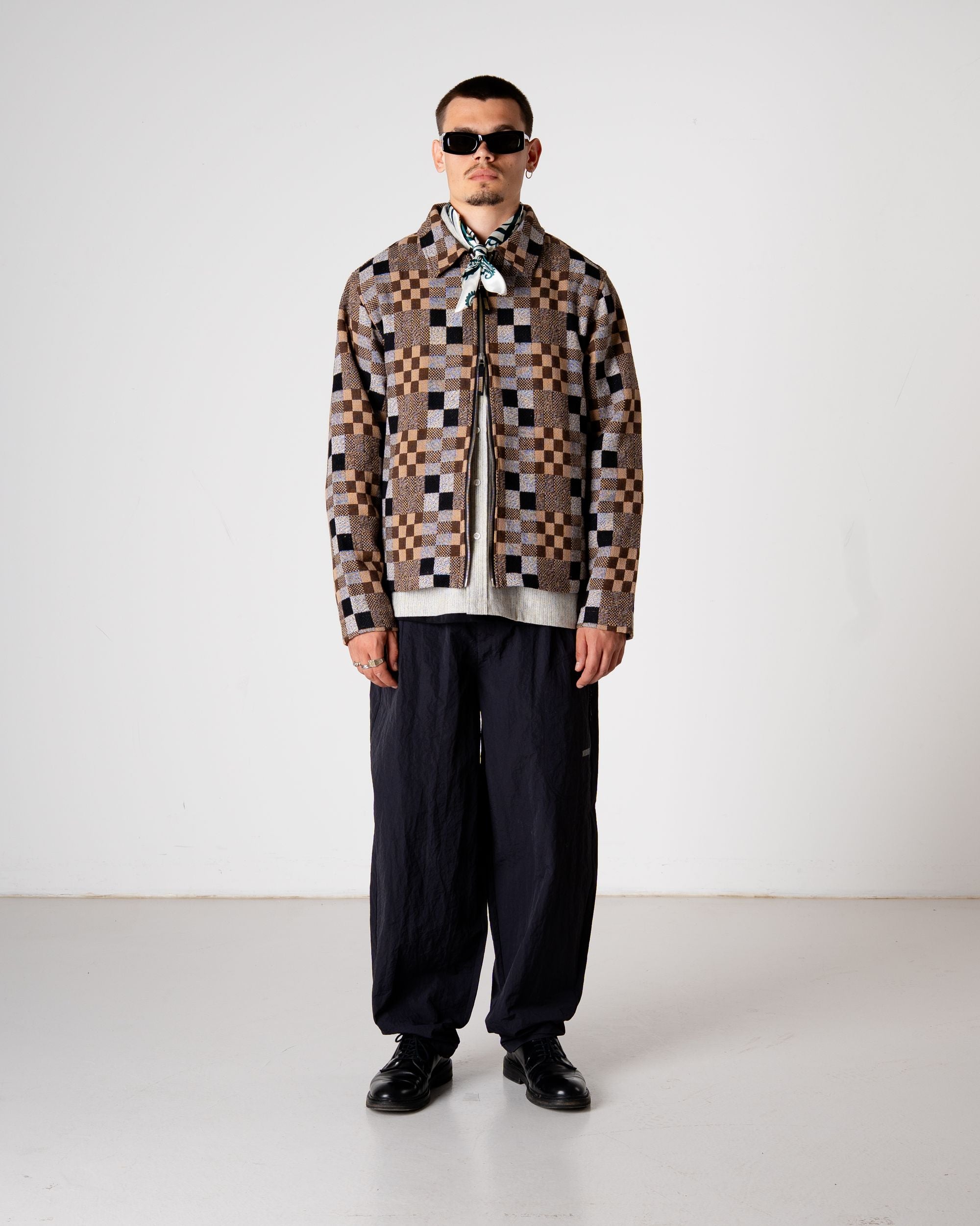 Woodbird WBBuck Patch Jacket Jackets Brown Check