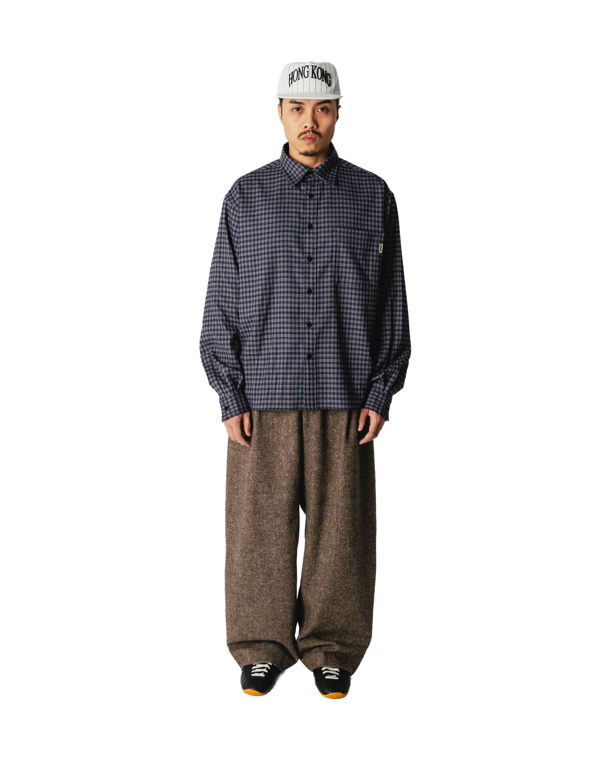 Woodbird WBBuzo Bei Check Shirt Shirts Black