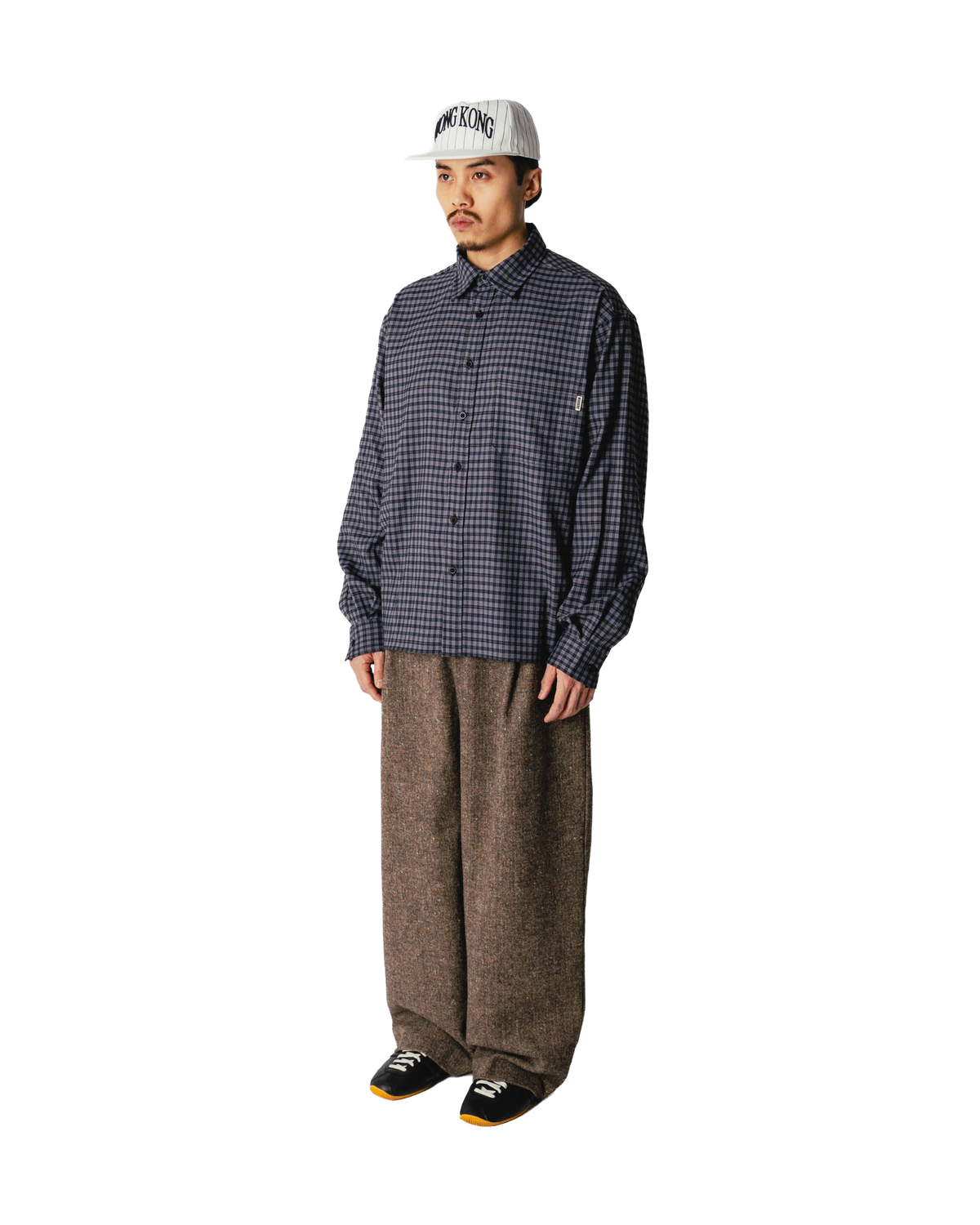 Woodbird WBBuzo Bei Check Shirt Shirts Black