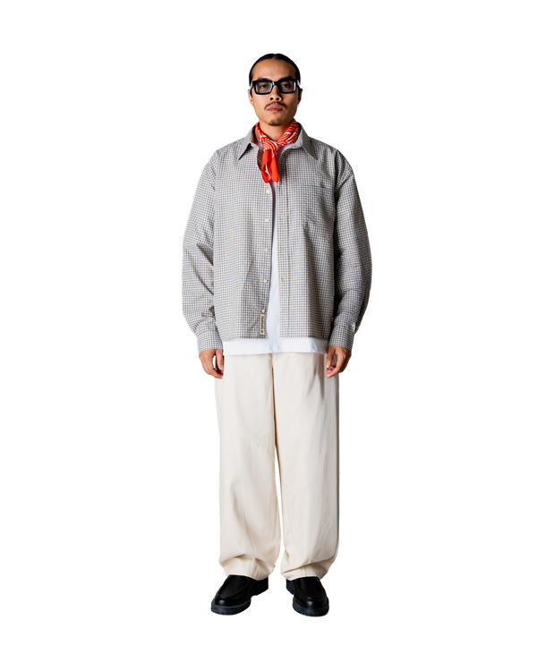 Woodbird WBBuzo Check Shirt Shirts Off White Check