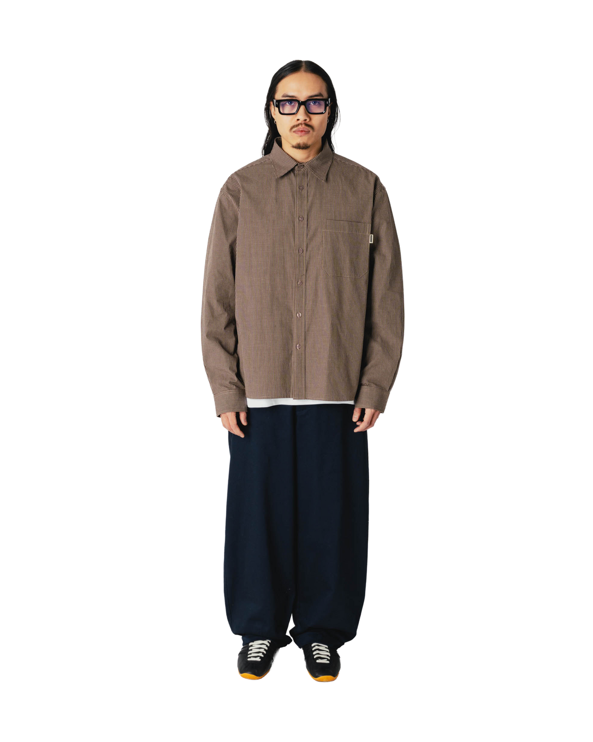 Woodbird WBBuzo Chen Check Shirt Shirts Brown
