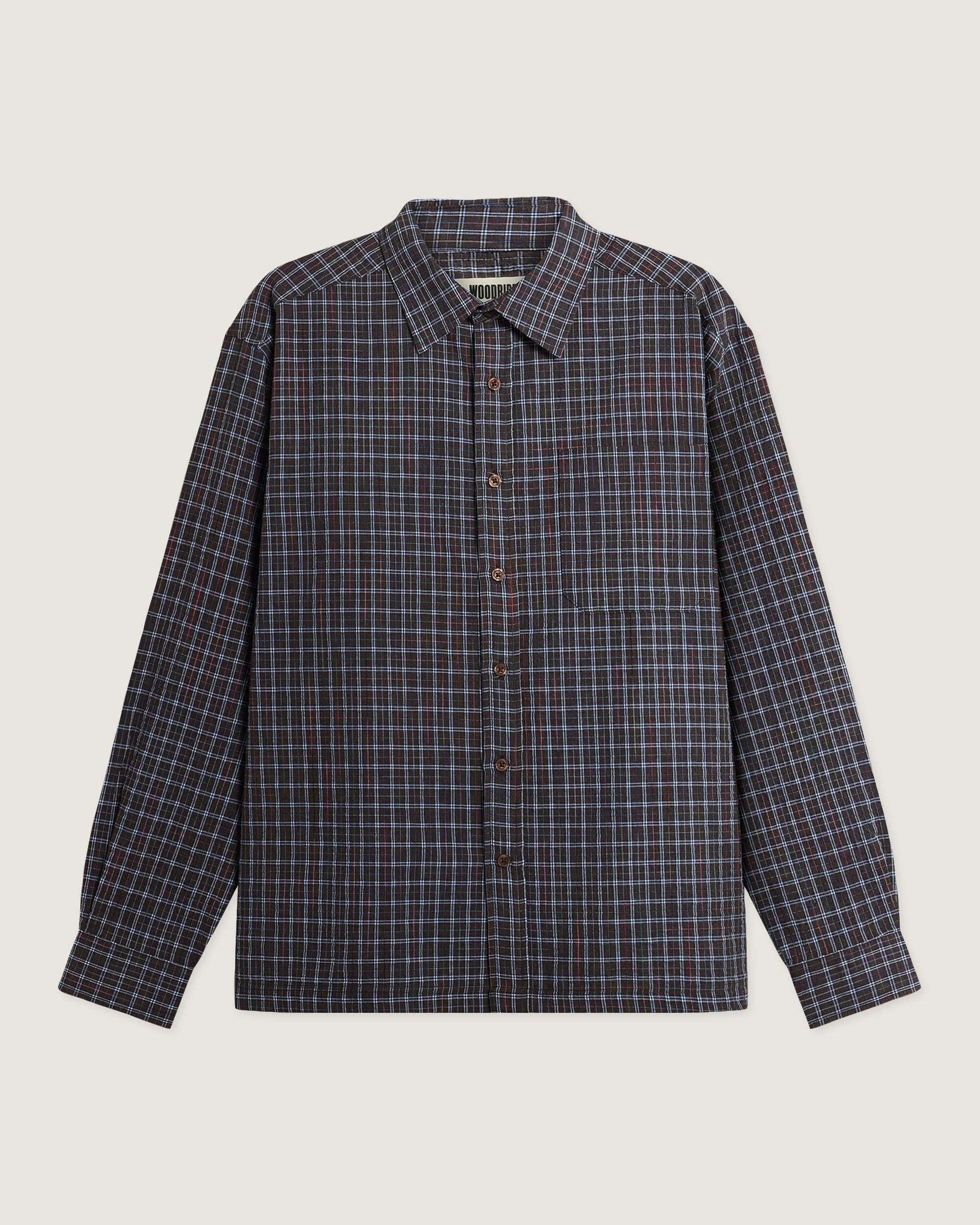 Woodbird WBBuzo Chuck Shirt Shirts Brown Check
