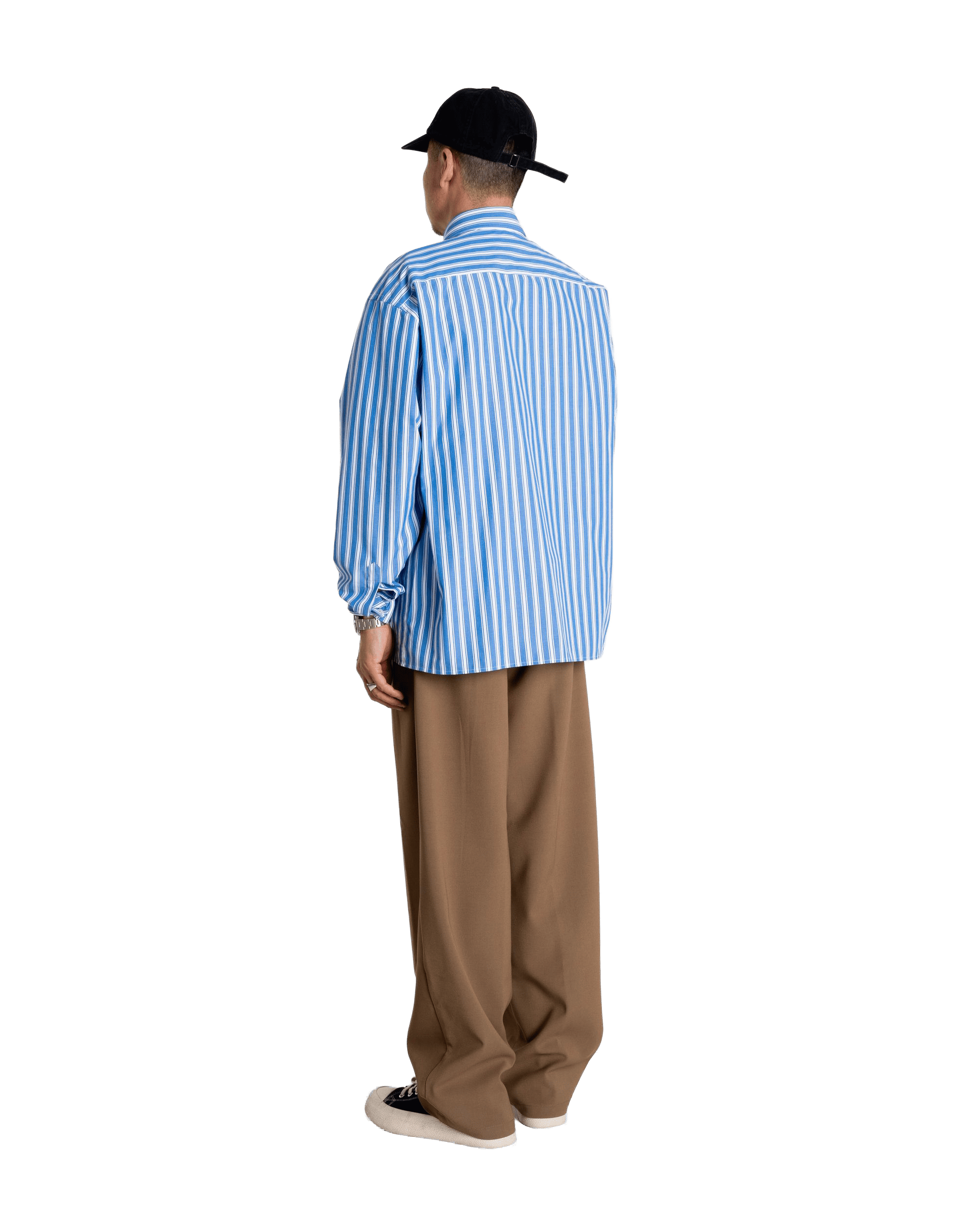 Woodbird WBBuzo Classic Shirt Shirts Blue Stripe