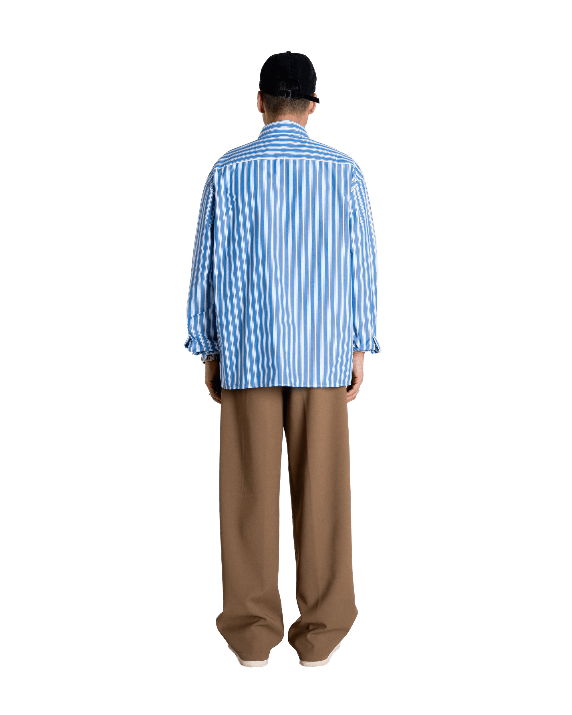 Woodbird WBBuzo Classic Shirt Shirts Blue Stripe