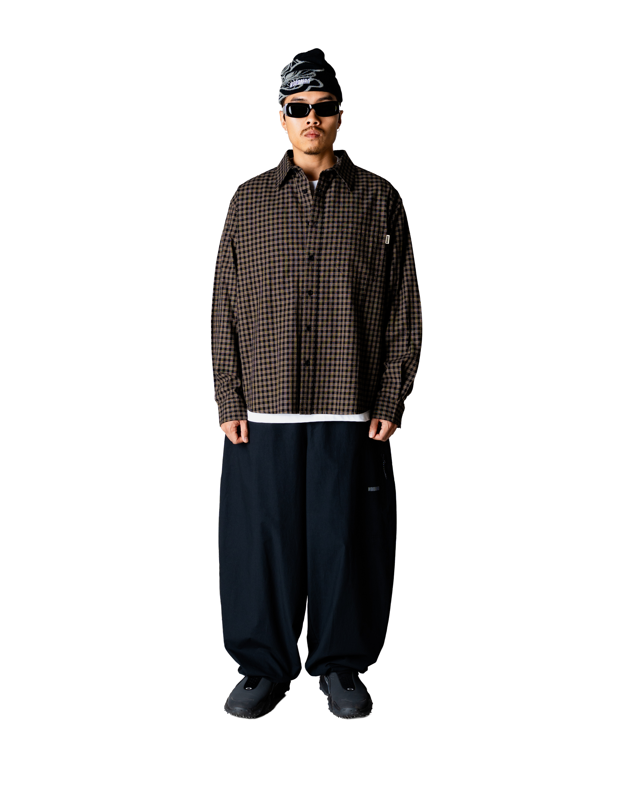 Woodbird WBBuzo Hang Check Shirt Shirts Black Check