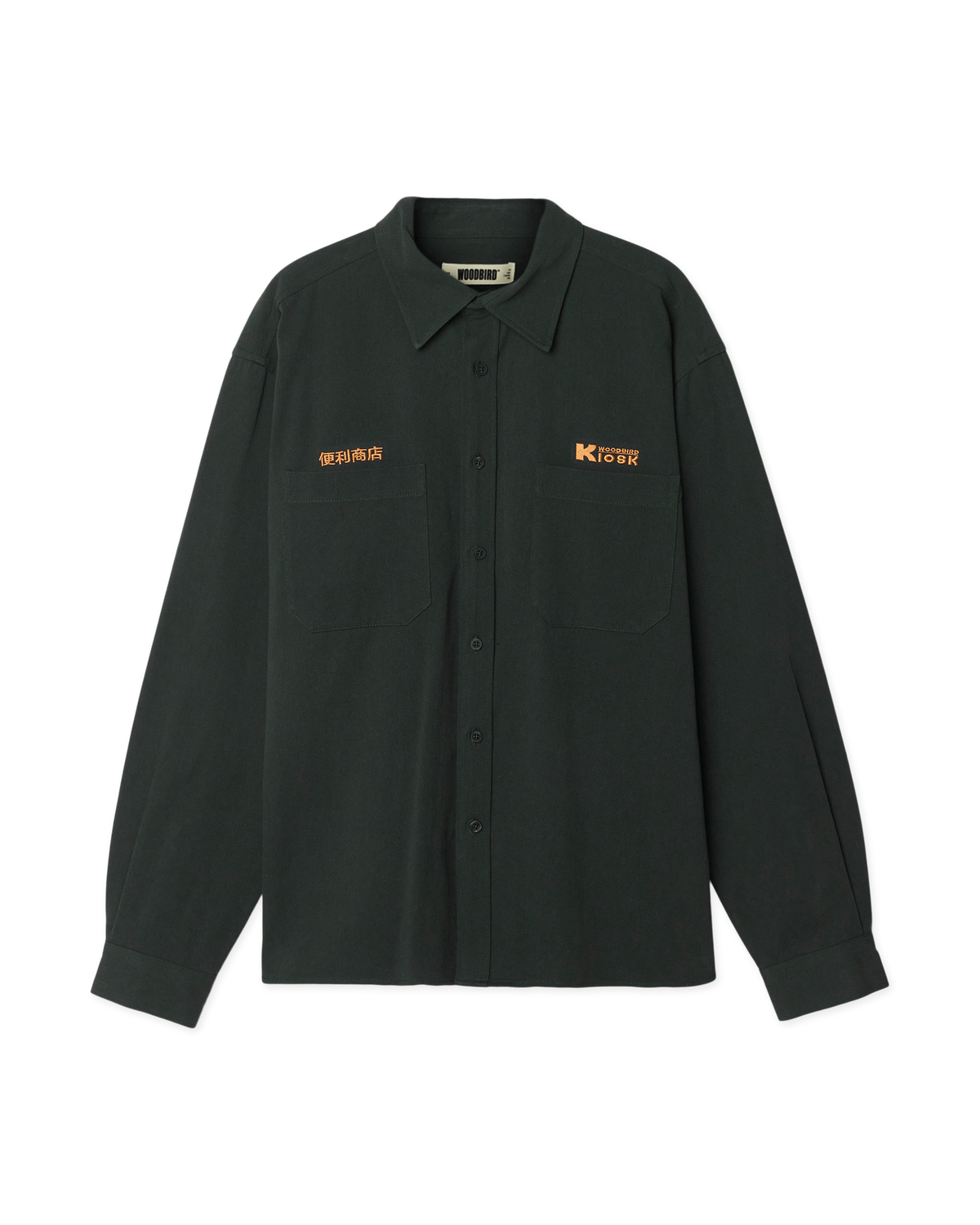 Woodbird WBBuzo Kiosk Shirt Shirts Pond Green