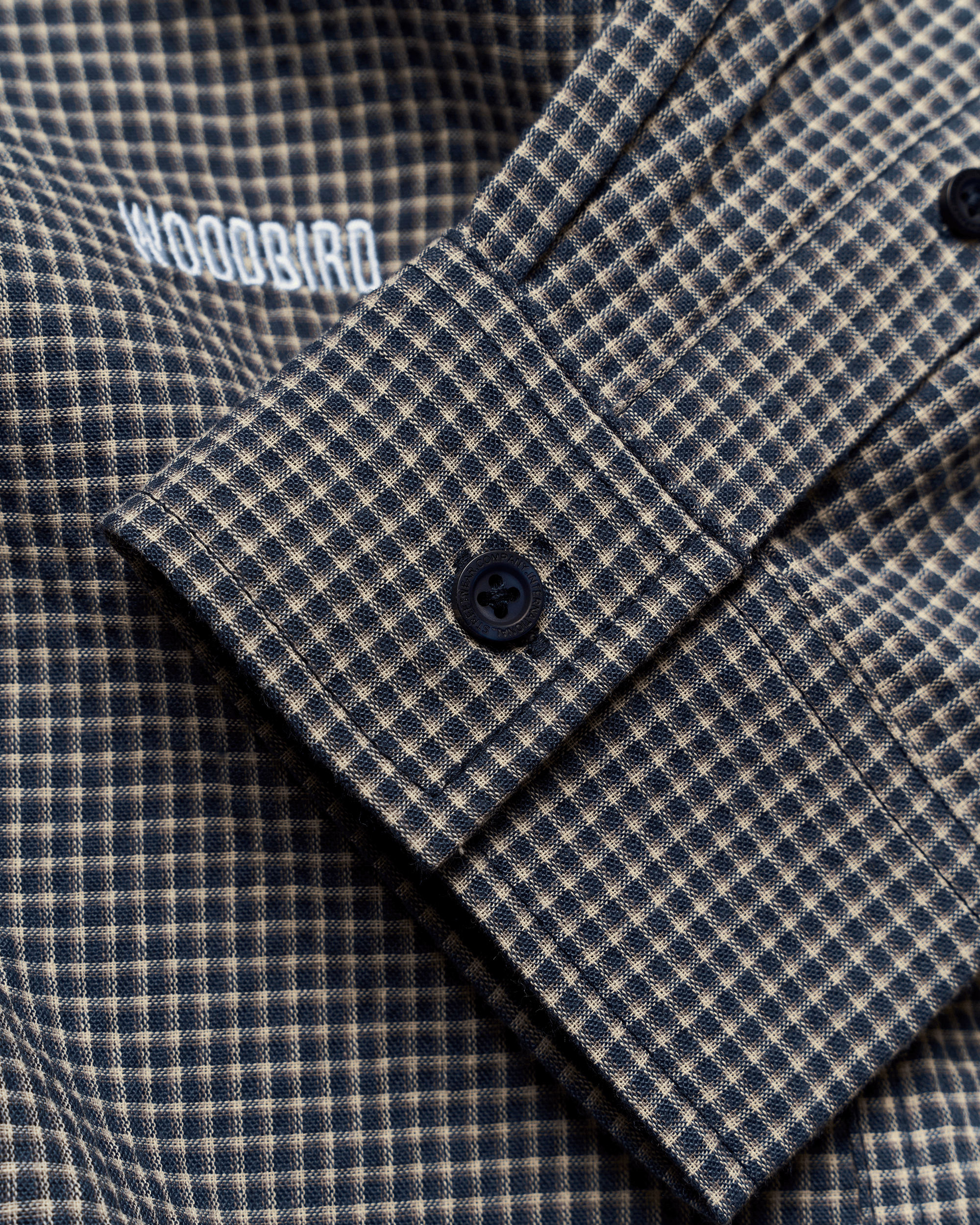 Woodbird WBBuzo Ling Check Shirt Shirts Blue Check
