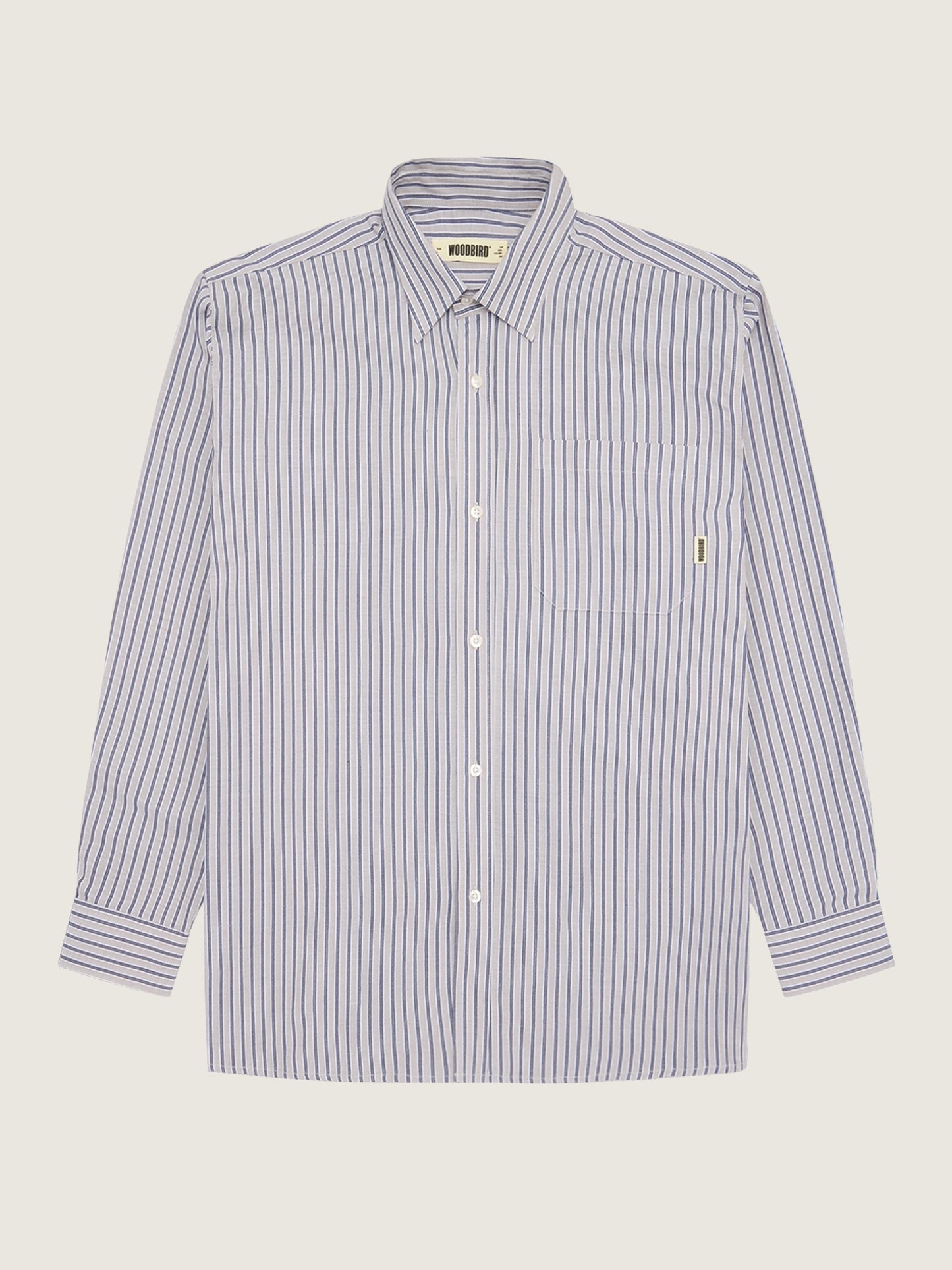 Woodbird WBBuzo Ming Shirt Shirts Grey