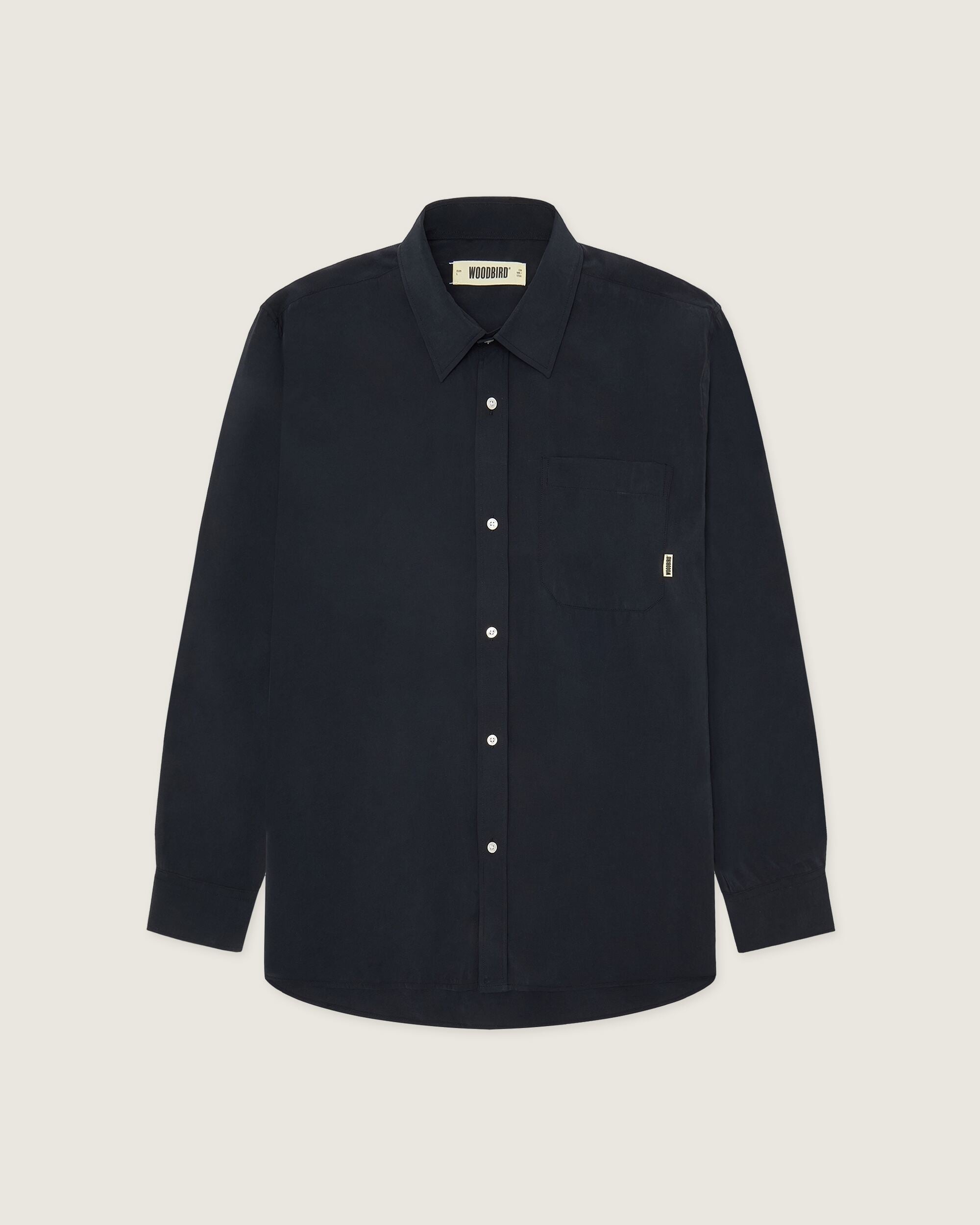 Woodbird WBBuzo Modu Shirt Shirts Black