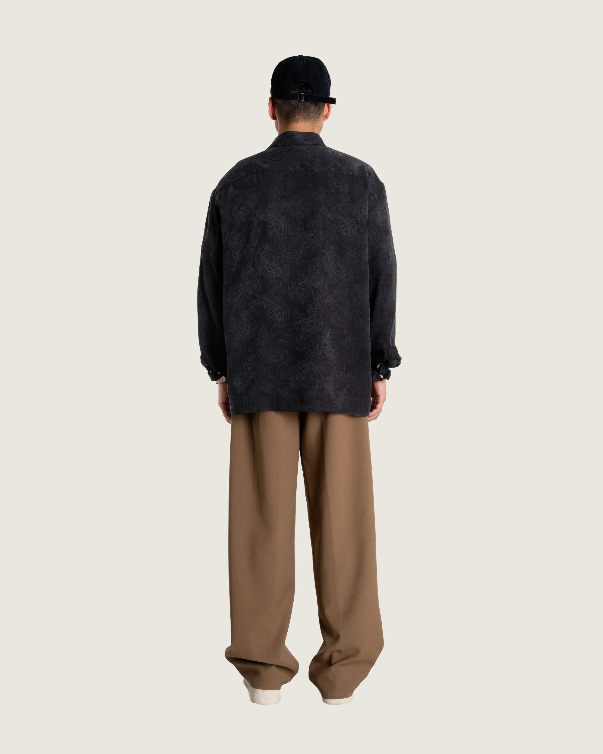 Woodbird WBBuzo Paisley Shirt Shirts Black