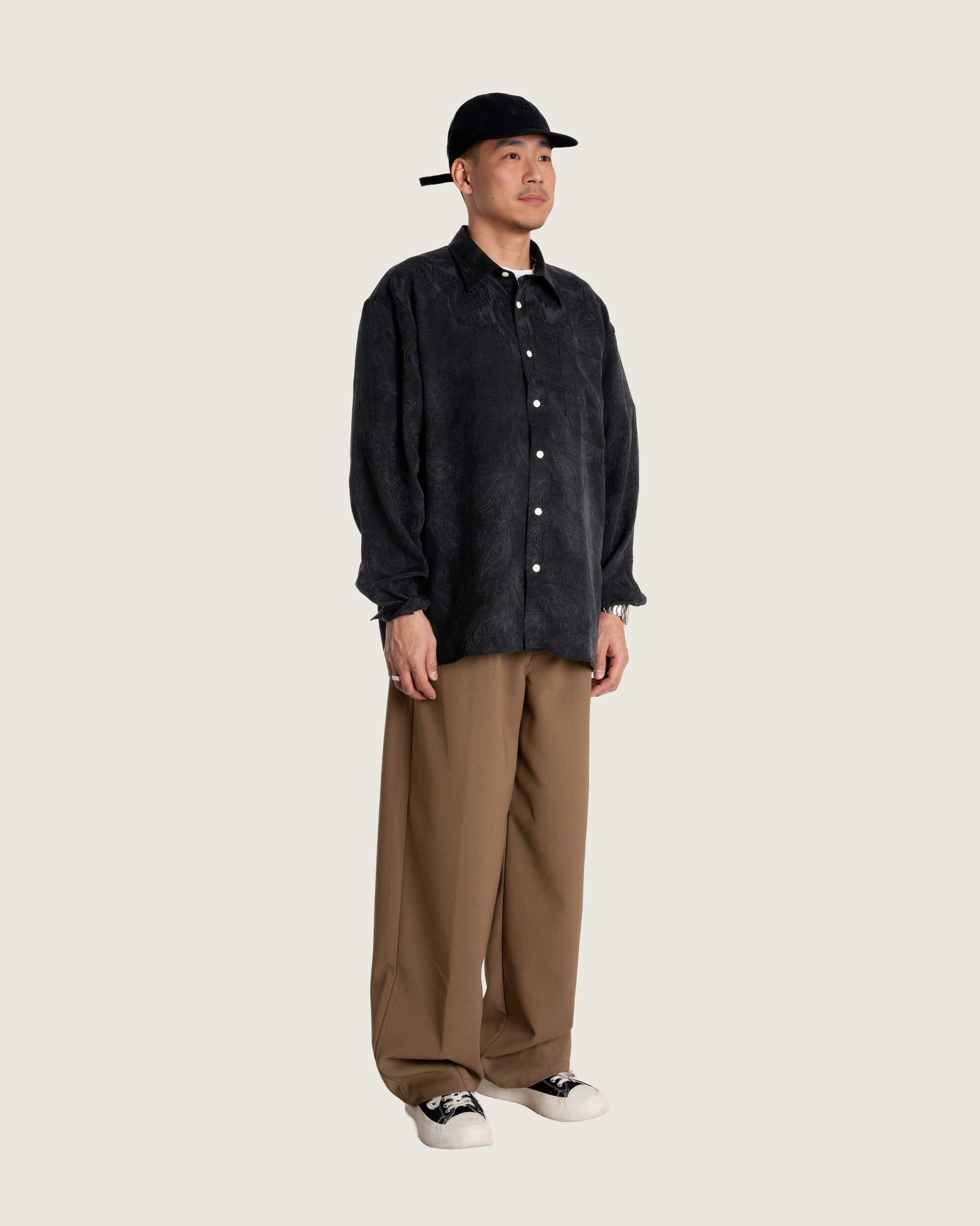 Woodbird WBBuzo Paisley Shirt Shirts Black