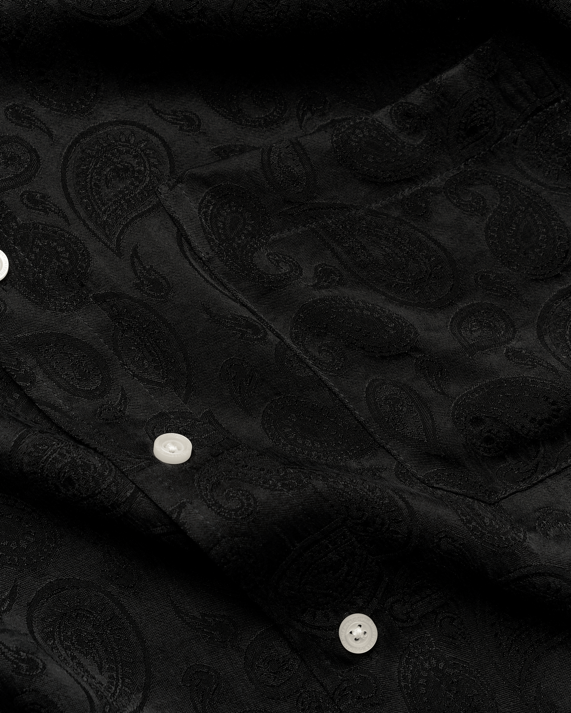Woodbird WBBuzo Paisley Shirt Shirts Black