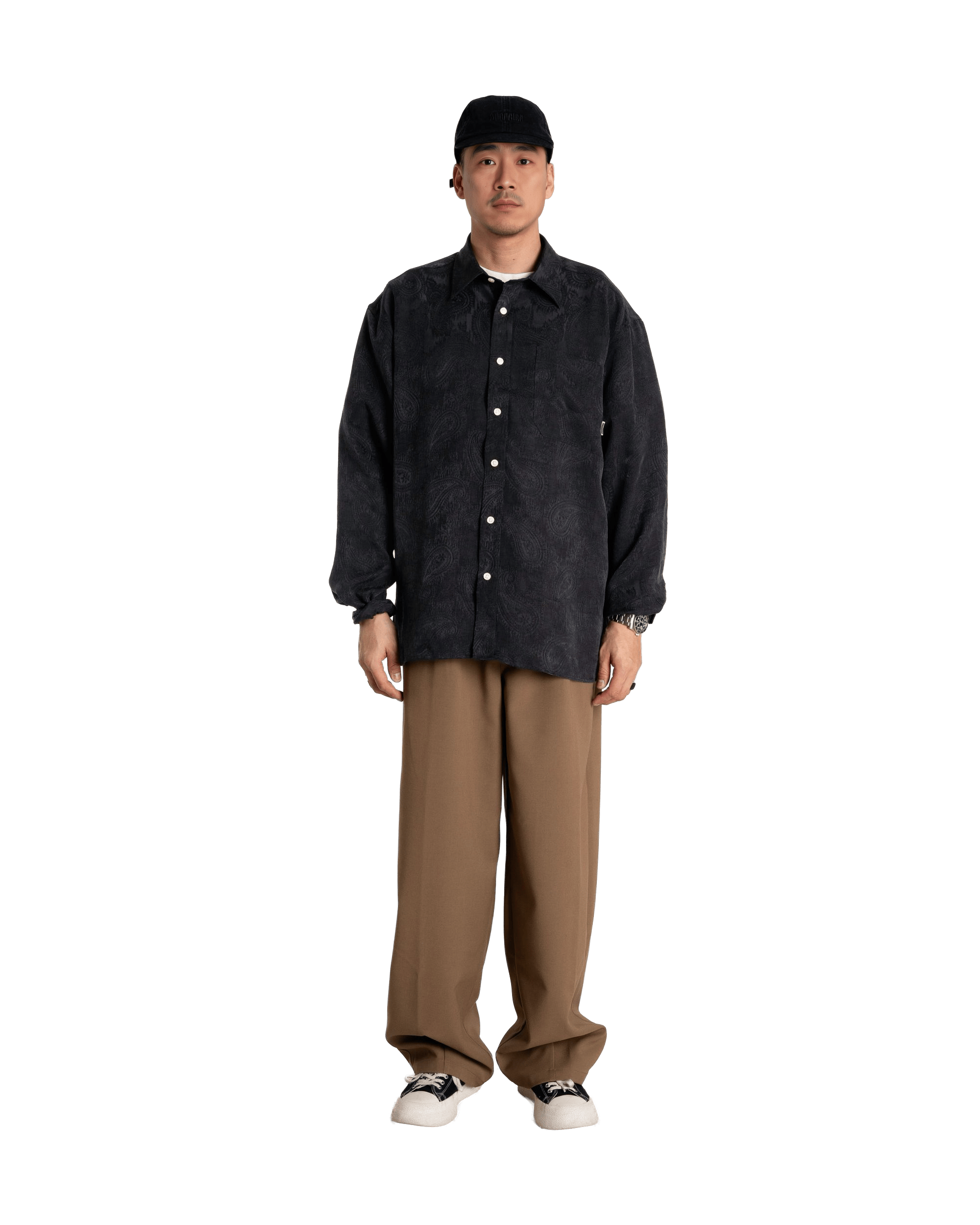 Woodbird WBBuzo Paisley Shirt Shirts Black