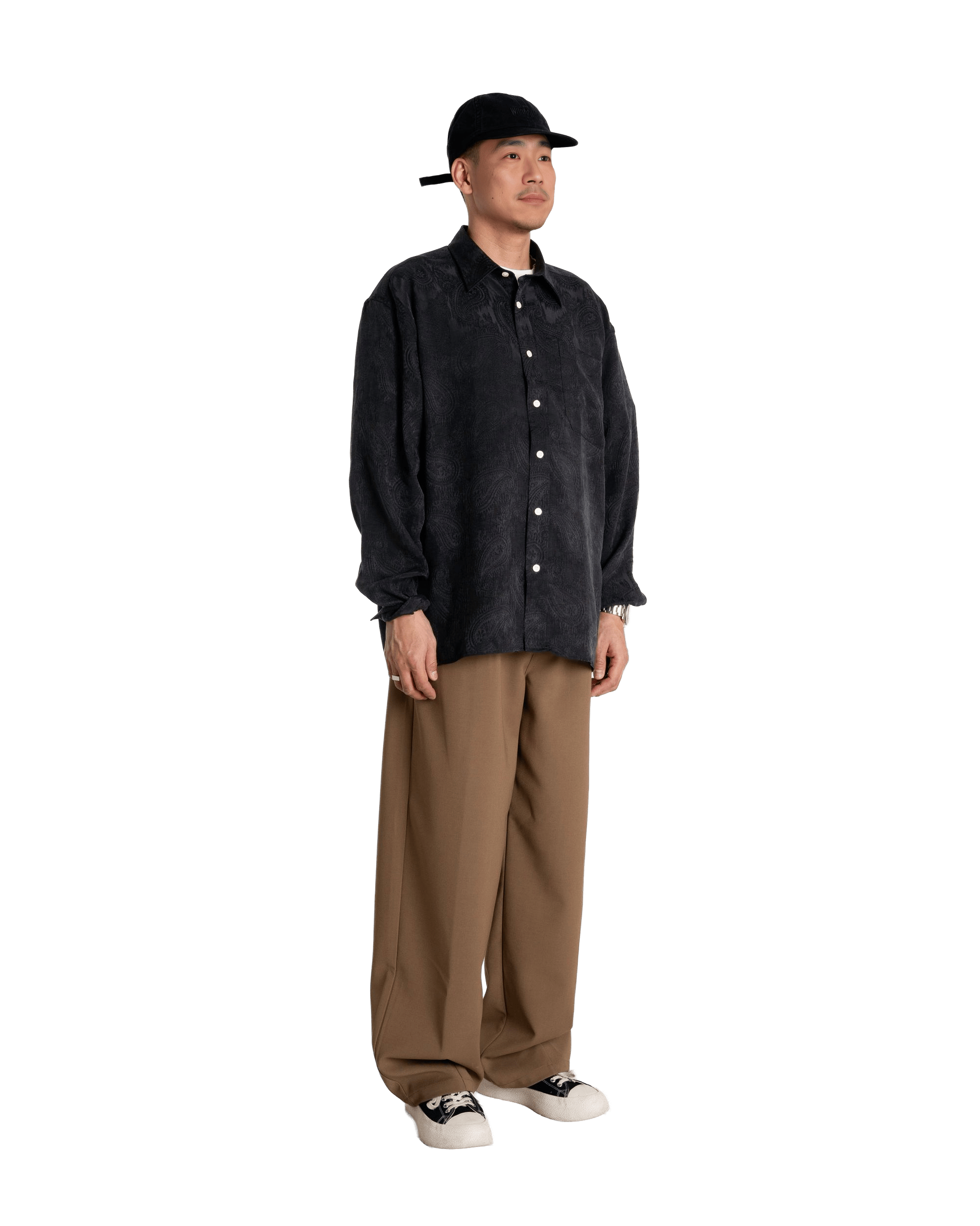 Woodbird WBBuzo Paisley Shirt Shirts Black