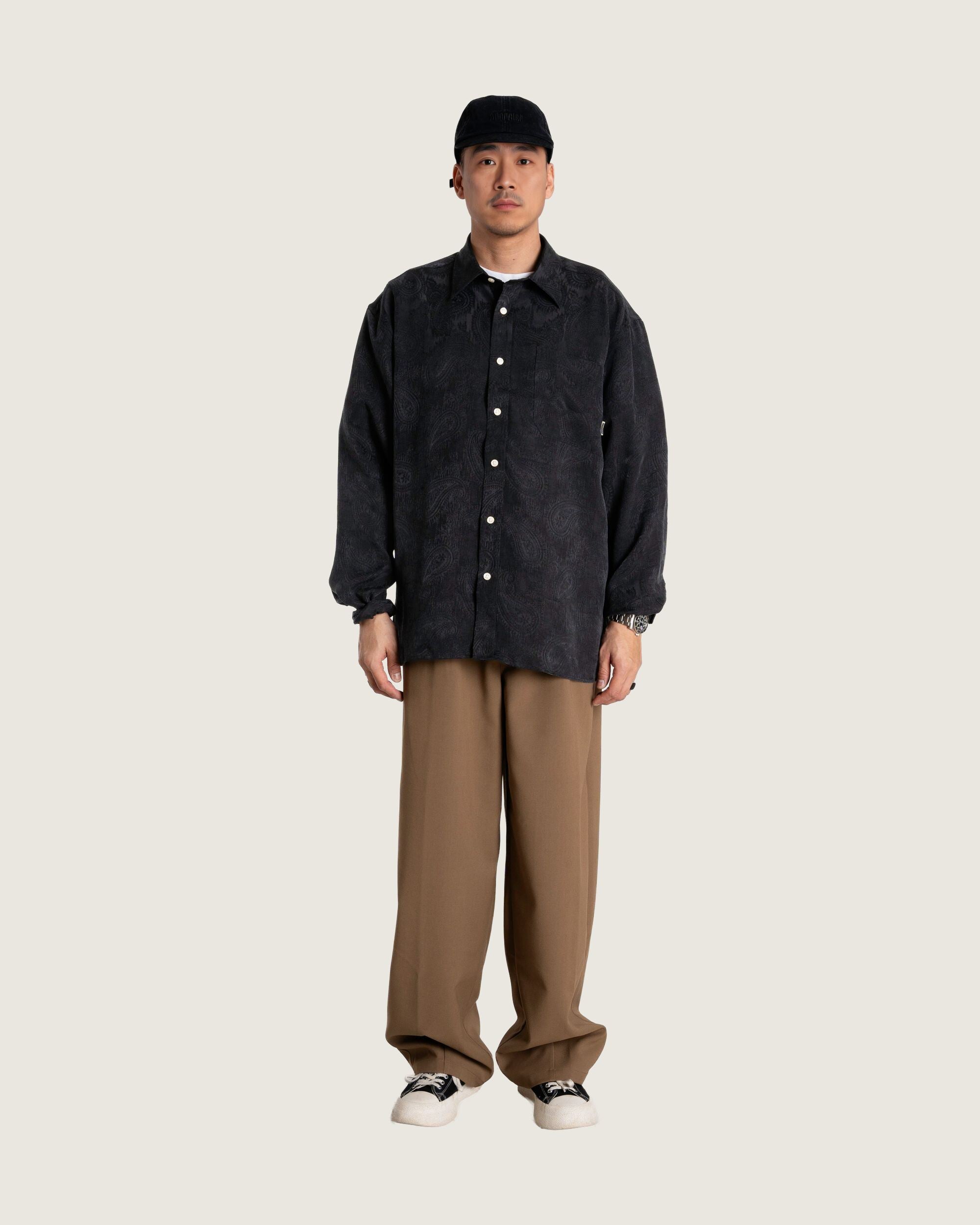 Woodbird WBBuzo Paisley Shirt Shirts Black