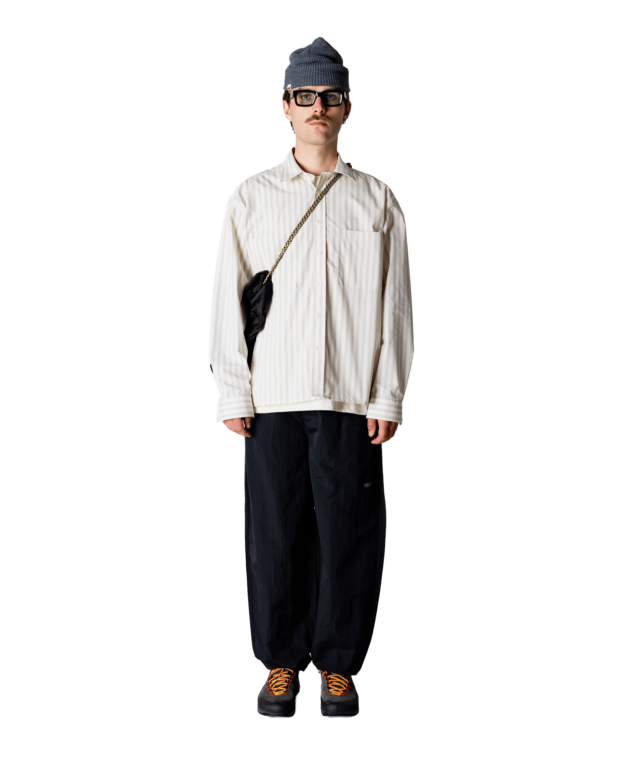 Woodbird WBBuzo Pocket Shirt Shirts Off White Stripe