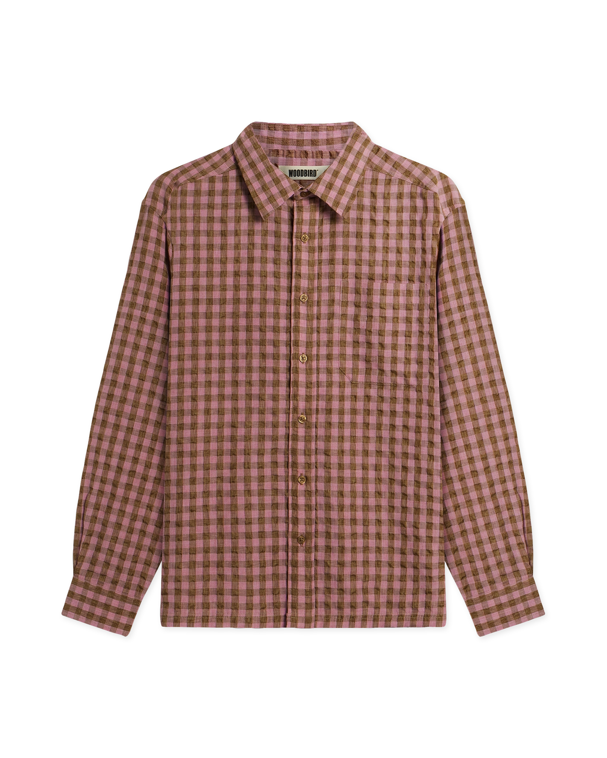 Woodbird WBBuzo Ruffel Shirt Shirts Pink