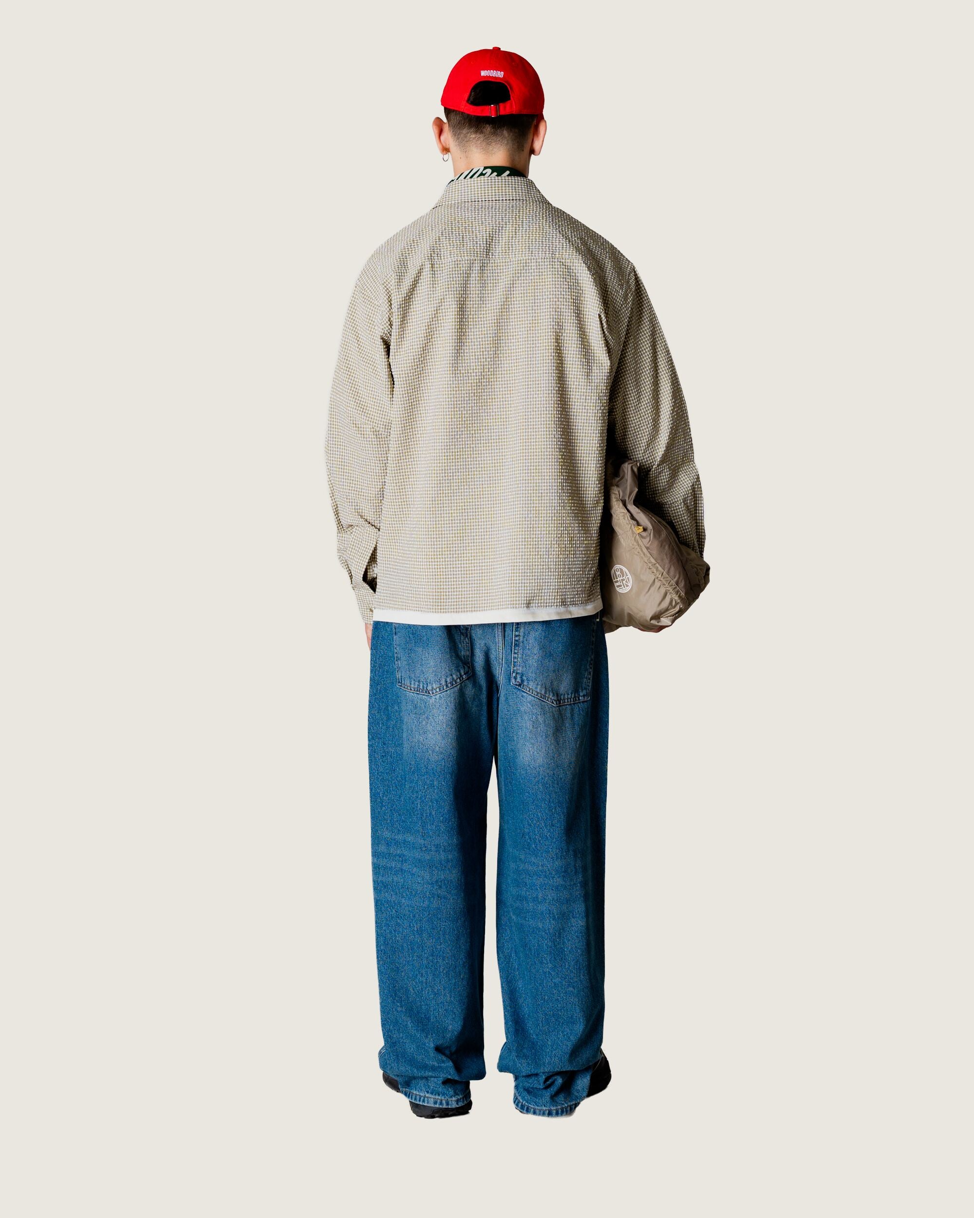 Woodbird WBBuzo Seer Check Shirt Shirts Off White Check