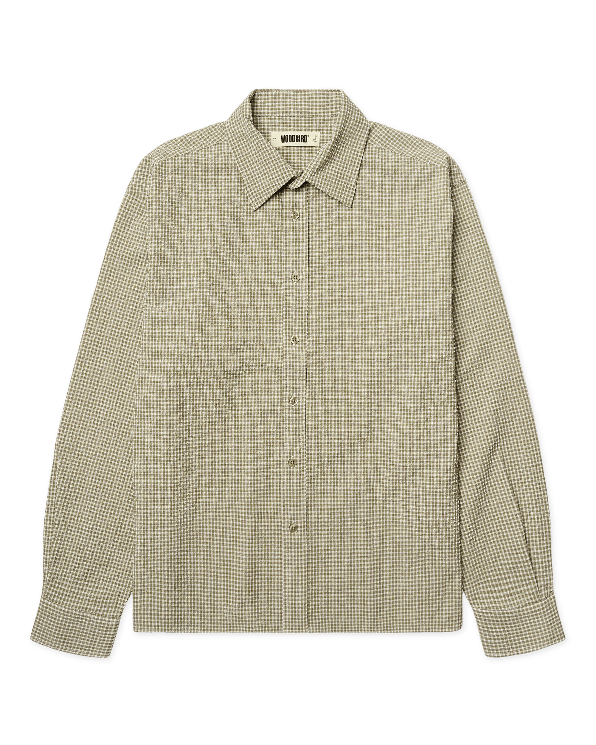 Woodbird WBBuzo Seer Check Shirt Shirts Off White Check