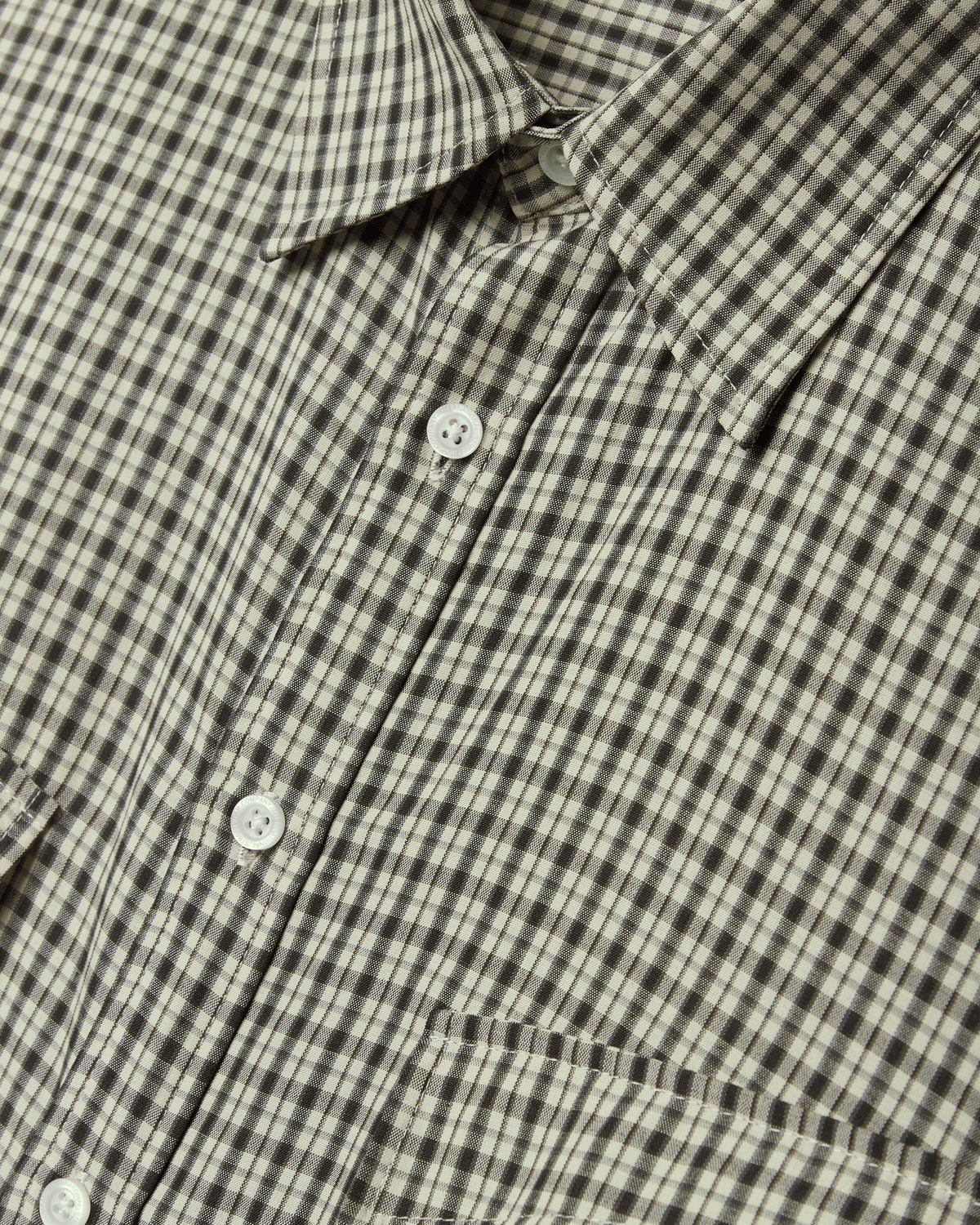Woodbird WBBuzo Slant Check Shirt Shirts Off White