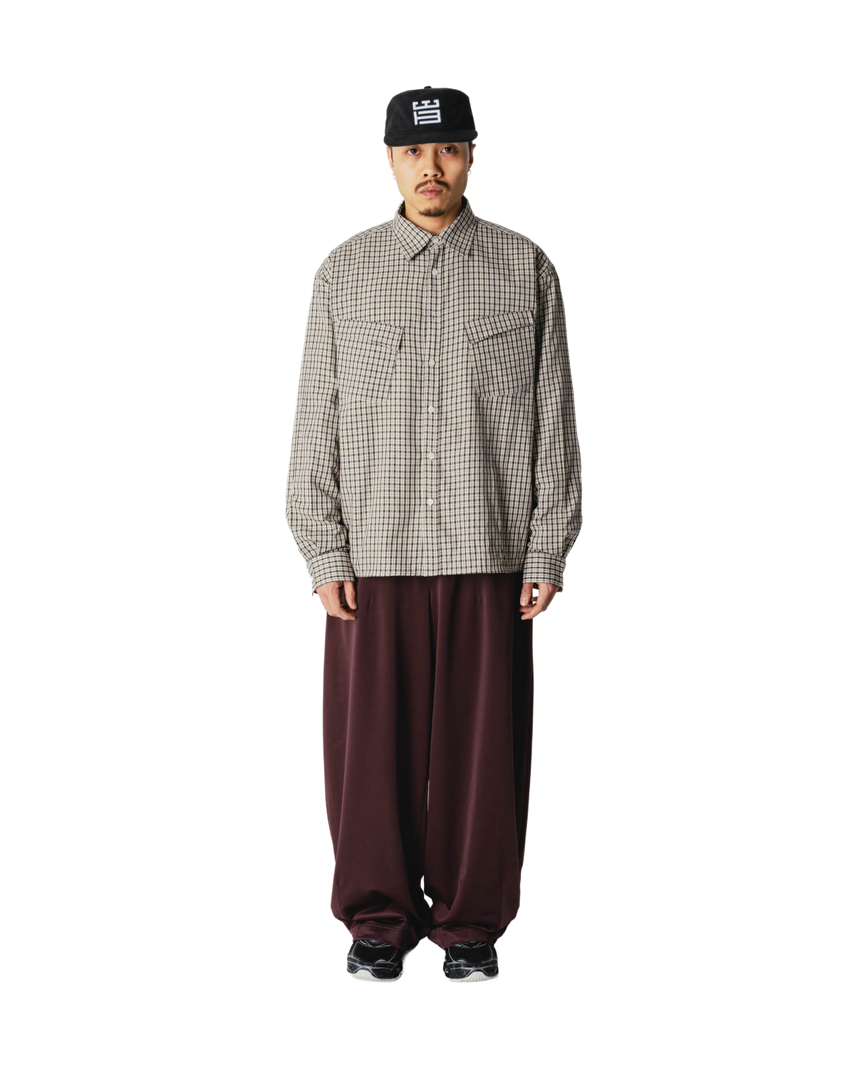 Woodbird WBBuzo Slant Check Shirt Shirts Off White