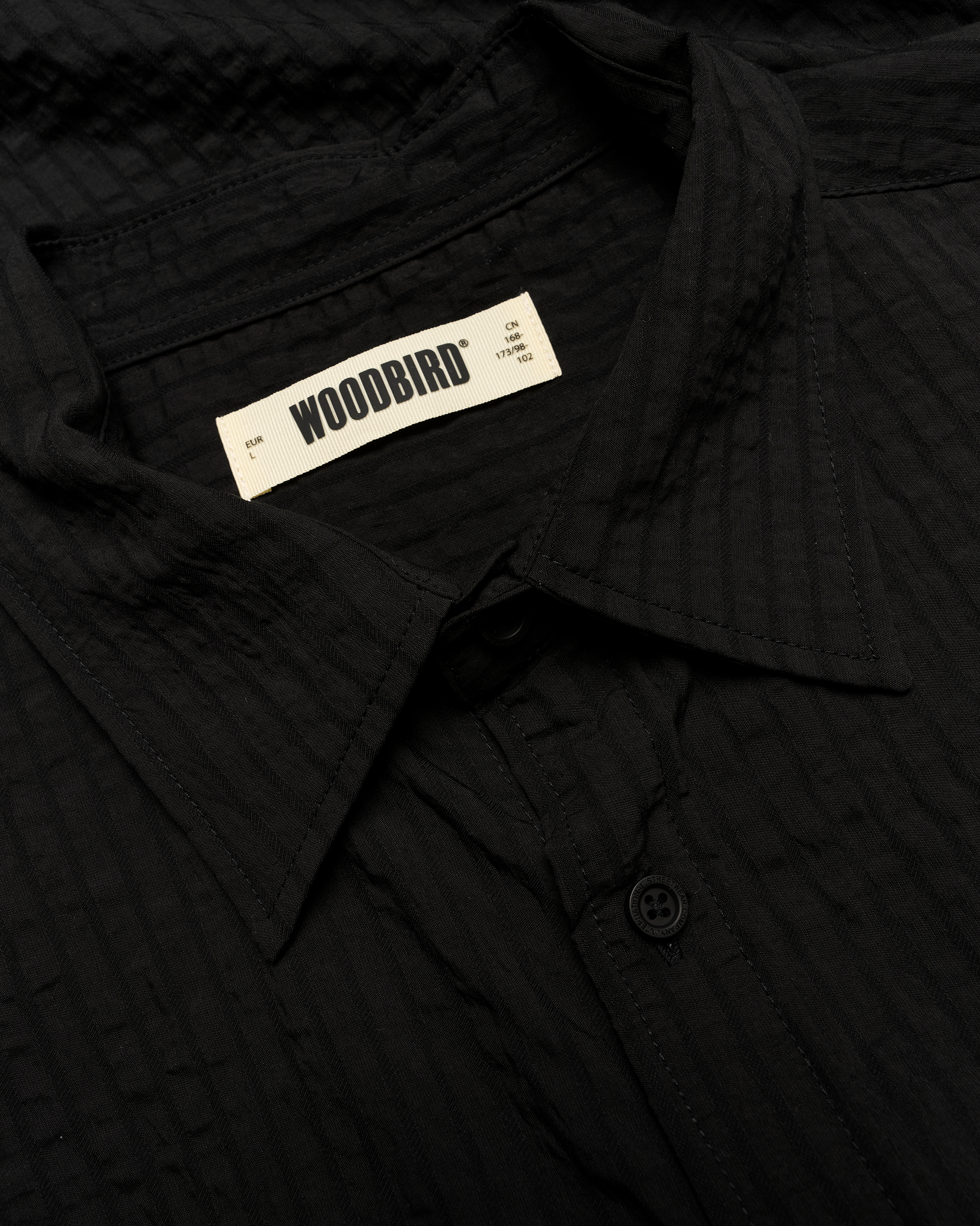 Woodbird WBBuzo Tian Shirt Shirts Black