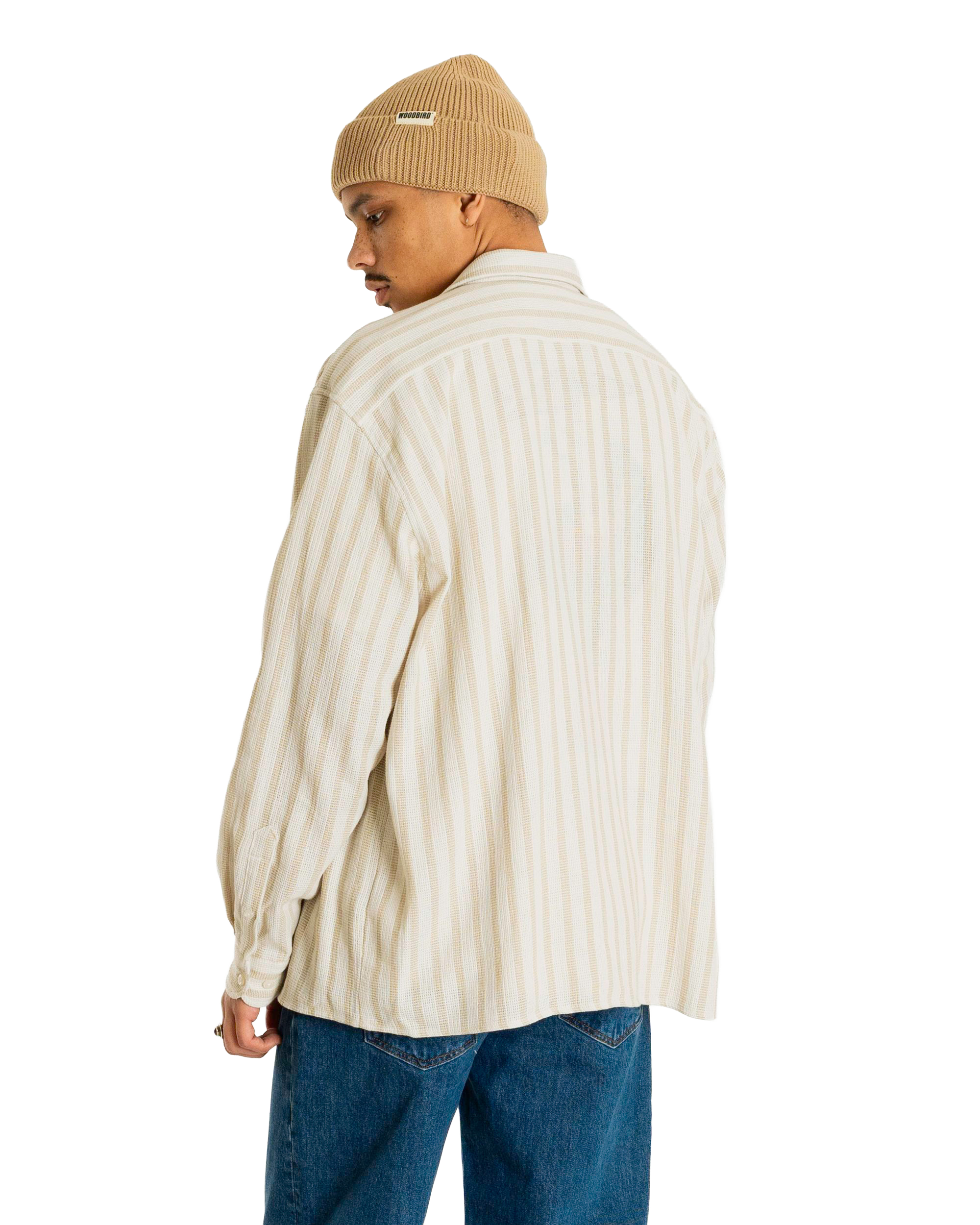 Woodbird WBBuzo Weeve Shirt Shirts Sand