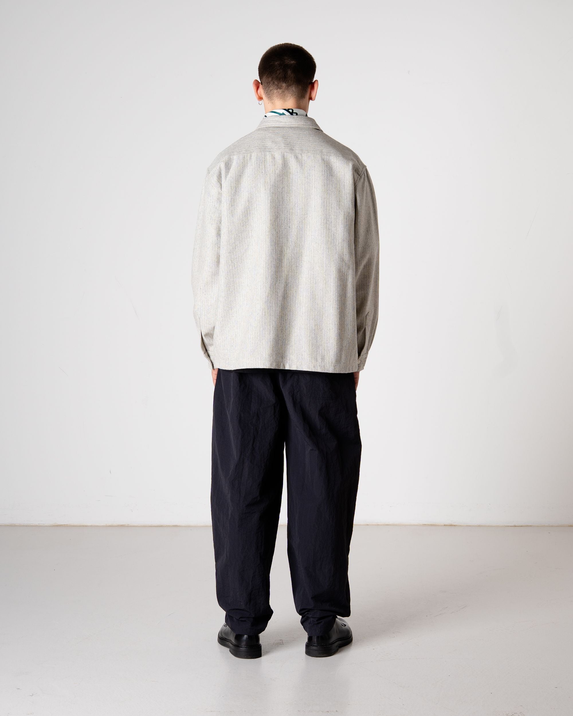Woodbird WBBuzo Wool Shirt Shirts Grey