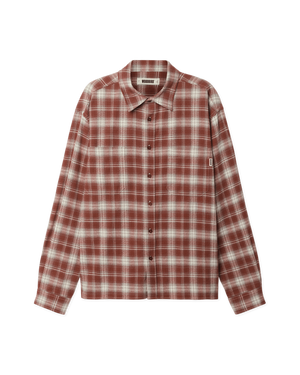 Woodbird WBBuzo Yeng Check Shirt Shirts Off White-Red