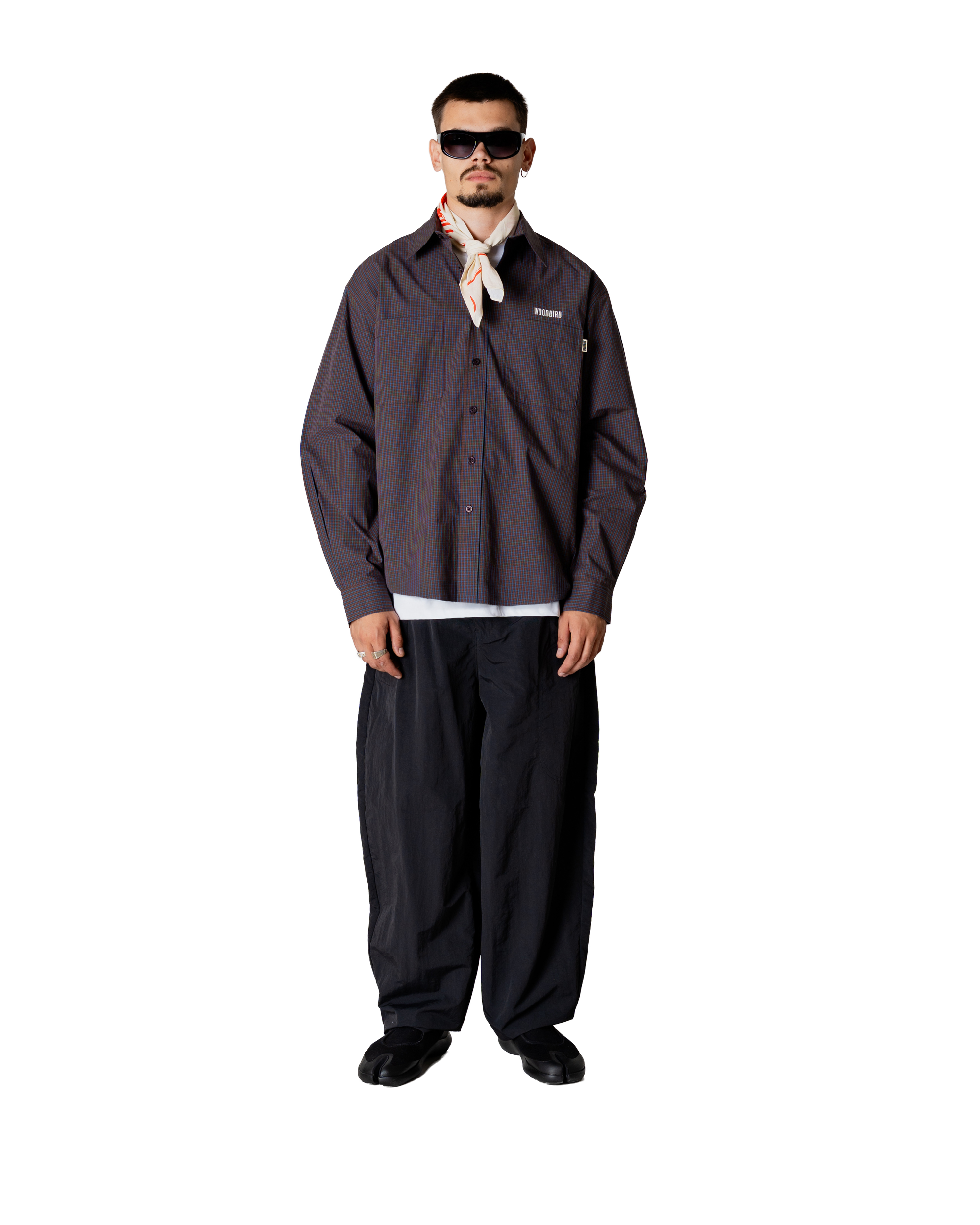 Woodbird WBBuzo Yuan Check Shirt Shirts Blue Check