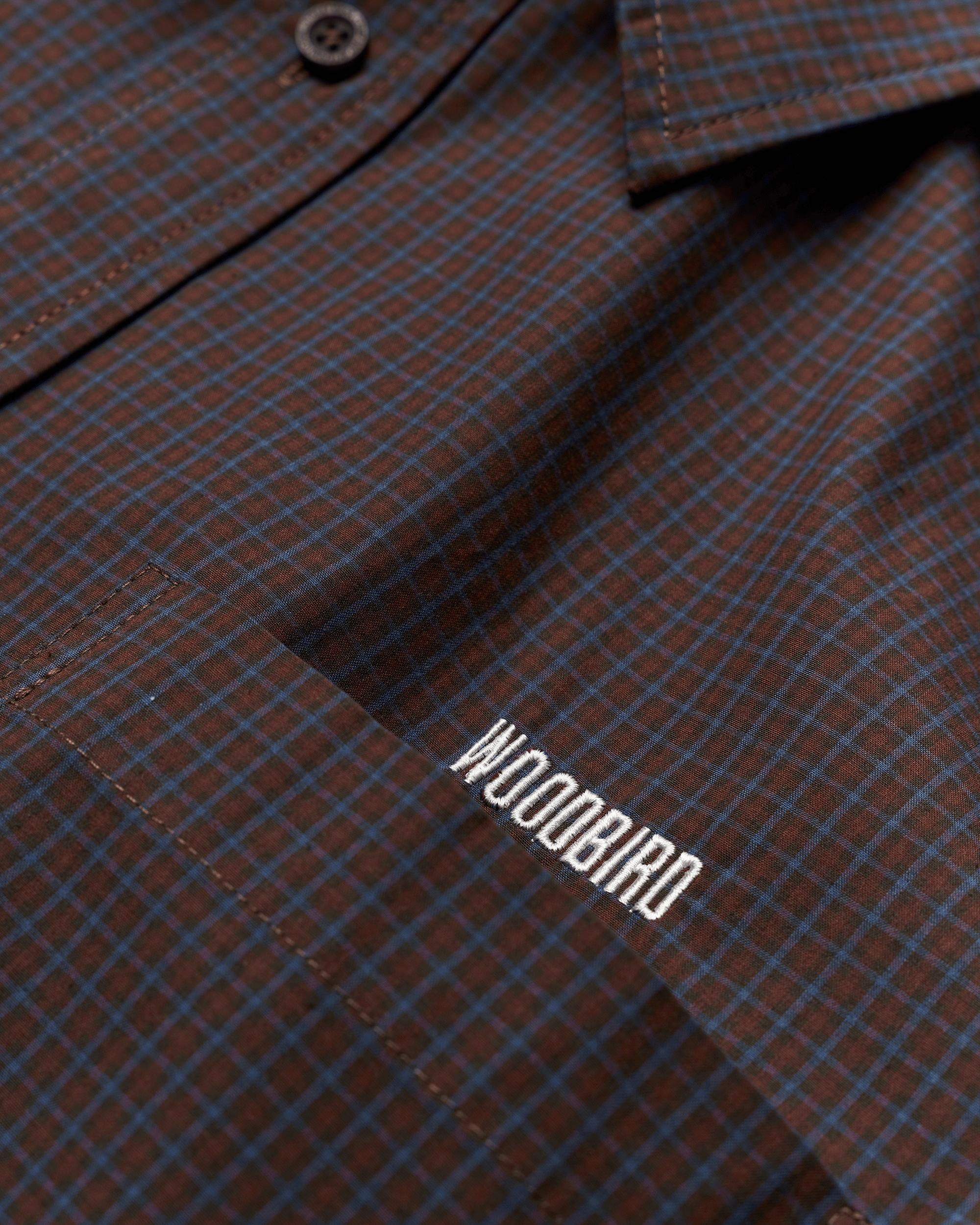 Woodbird WBBuzo Yuan Check Shirt Shirts Blue Check