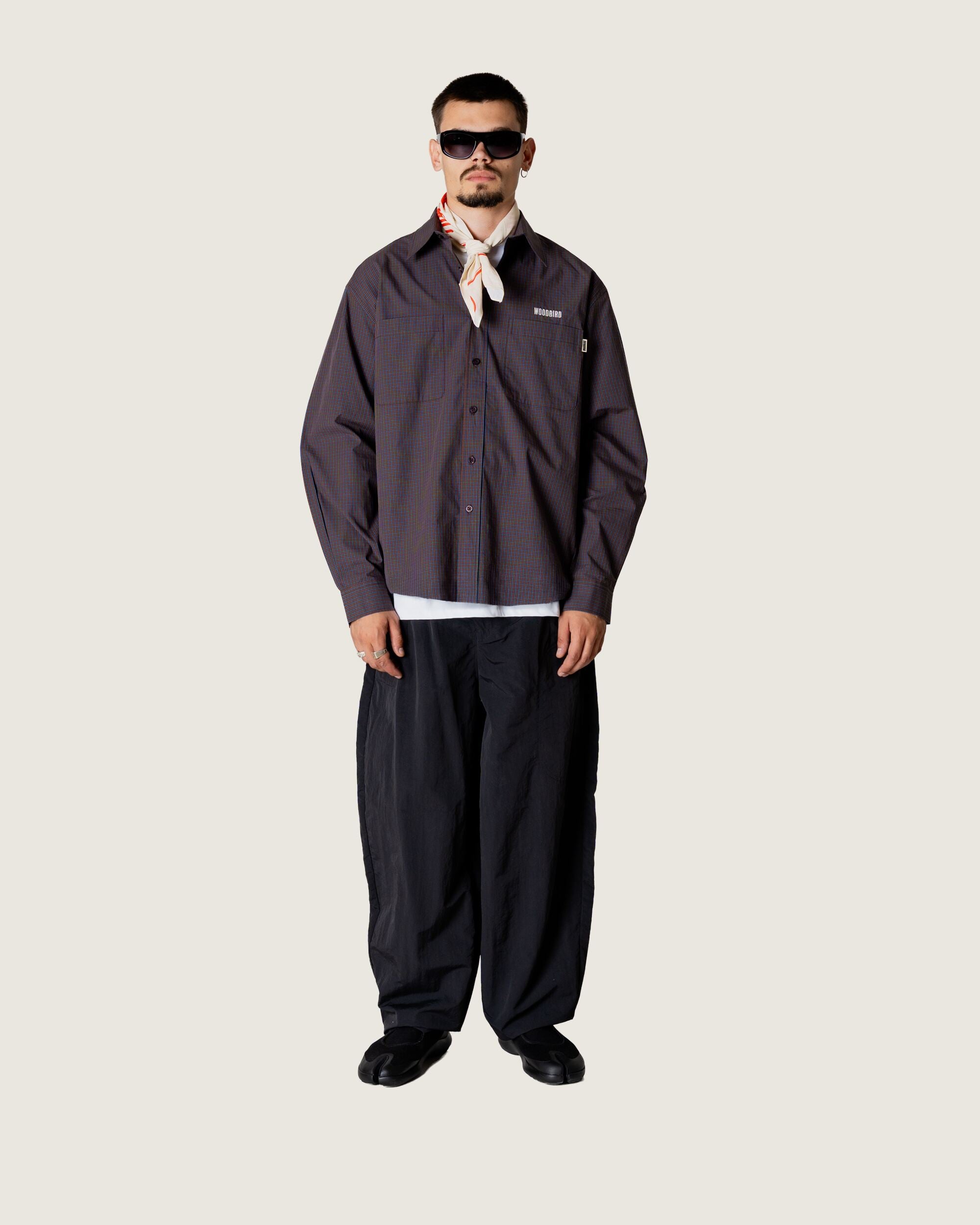 Woodbird WBBuzo Yuan Check Shirt Shirts Blue Check