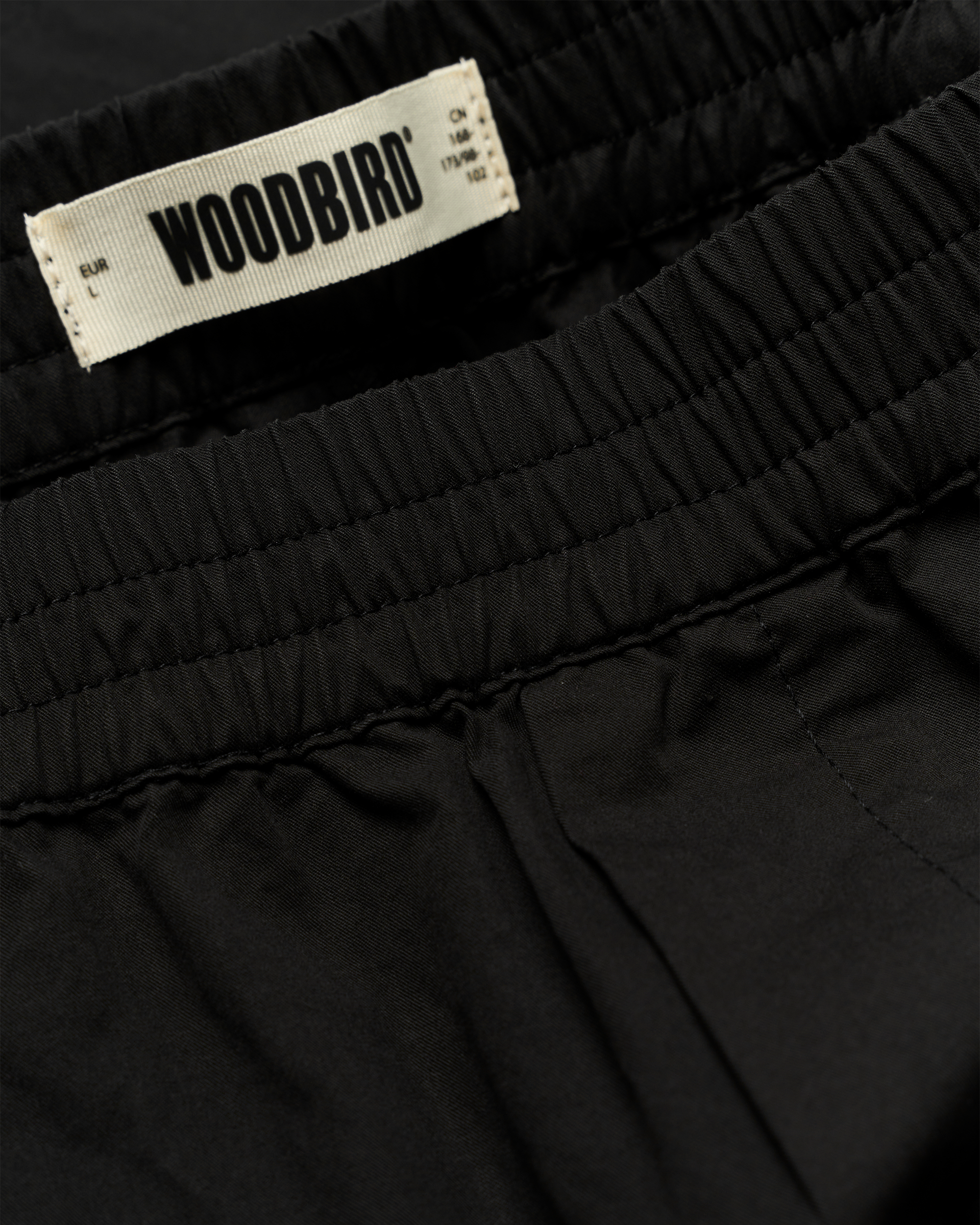 Woodbird WBCal Twill Shorts Shorts Black