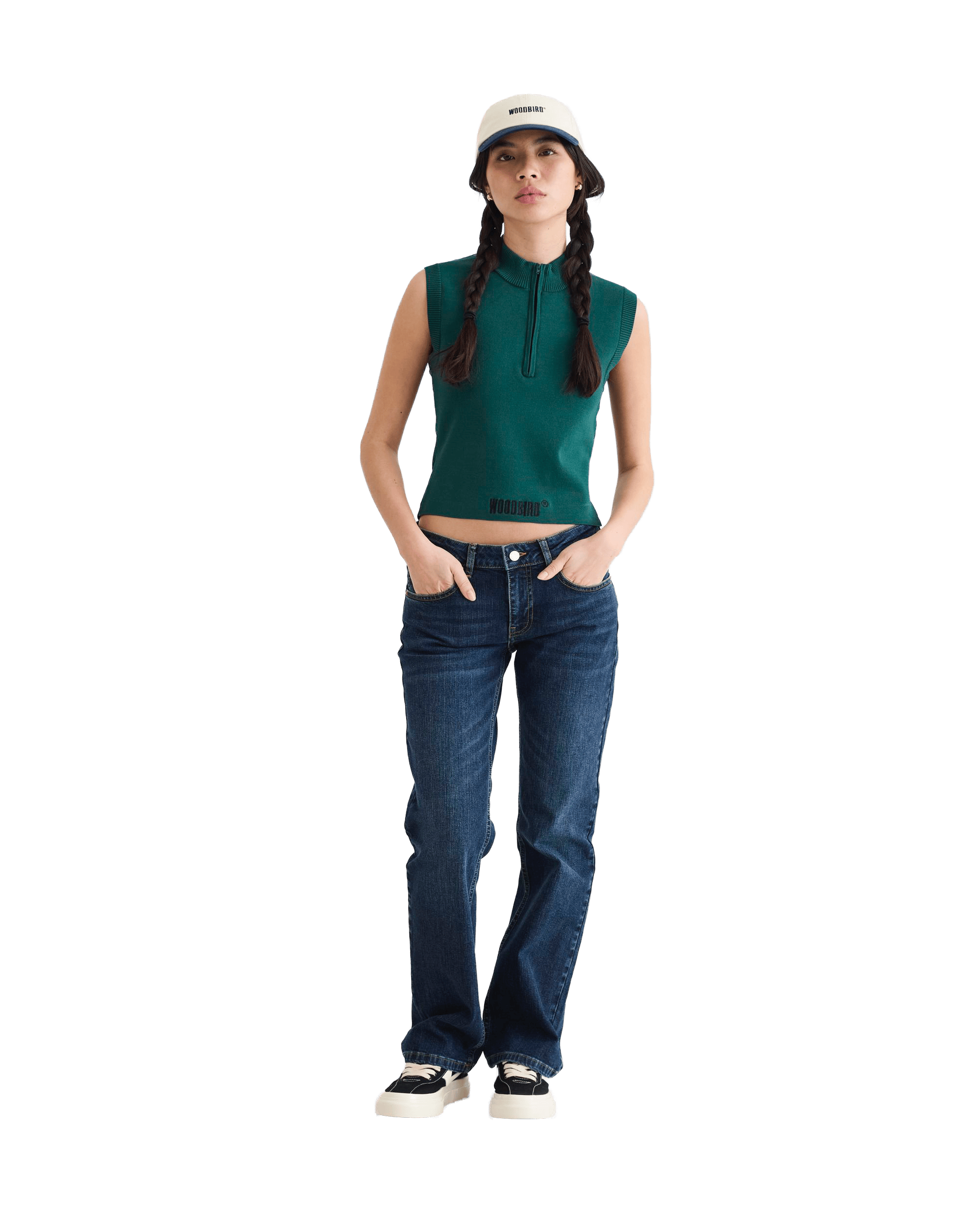 Woodbird Female WBCamil 90s Jeans Jeans 90s Blue