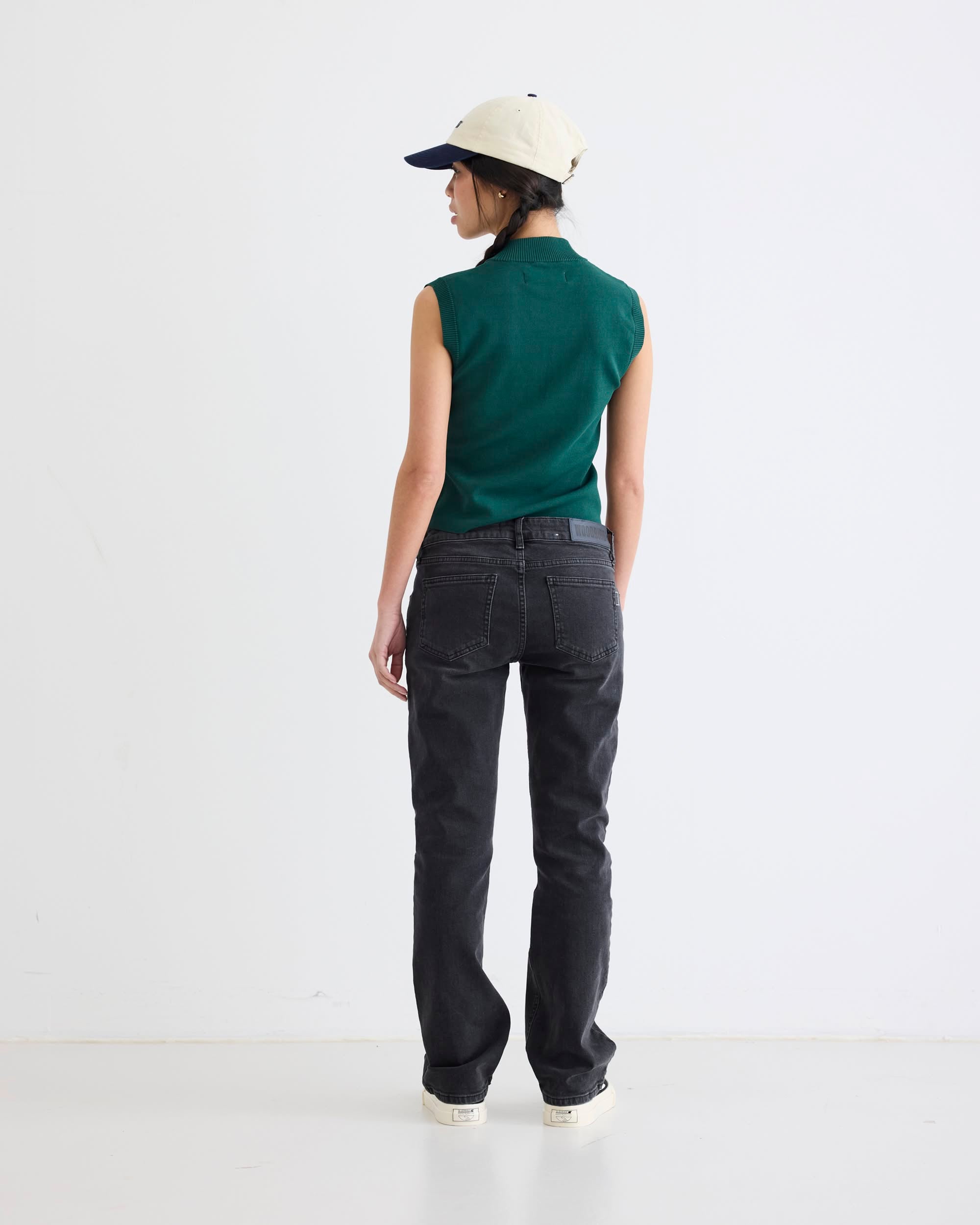★★Columbia★★ MILLABEL PINTUCK DENIM PANTS Black Denim CI Comfort Denim Pants – 2025 SPRING SUMMER COLELCTION