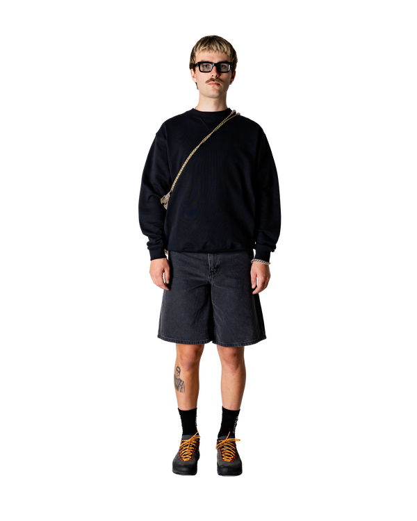 Woodbird WBCane Base Crew Sweats Black