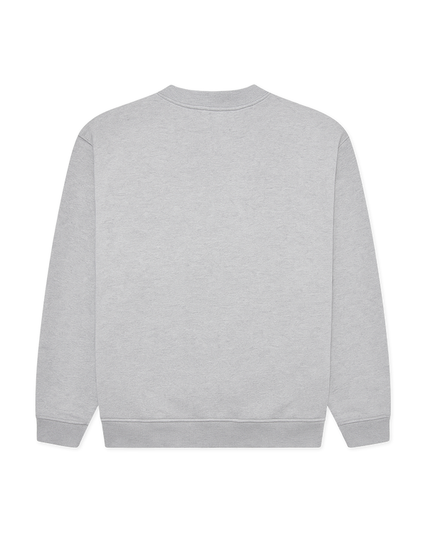 Woodbird WBCane Base Crew Sweats Grey Melange