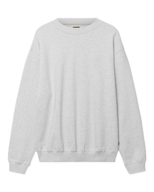 Woodbird WBCane Base Crew Sweats Grey Melange