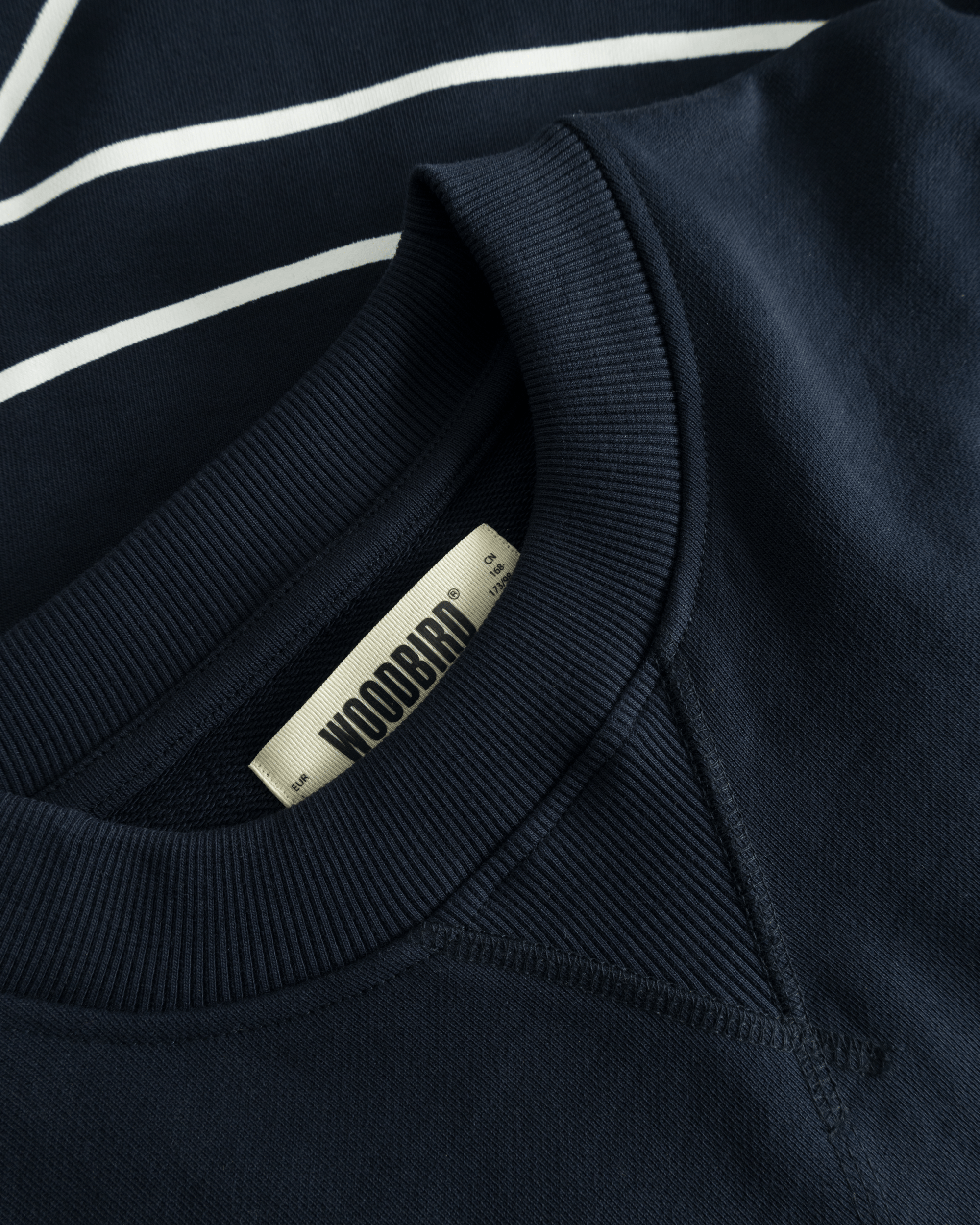 Woodbird WBCane Bowl Crew Sweats Dark Navy