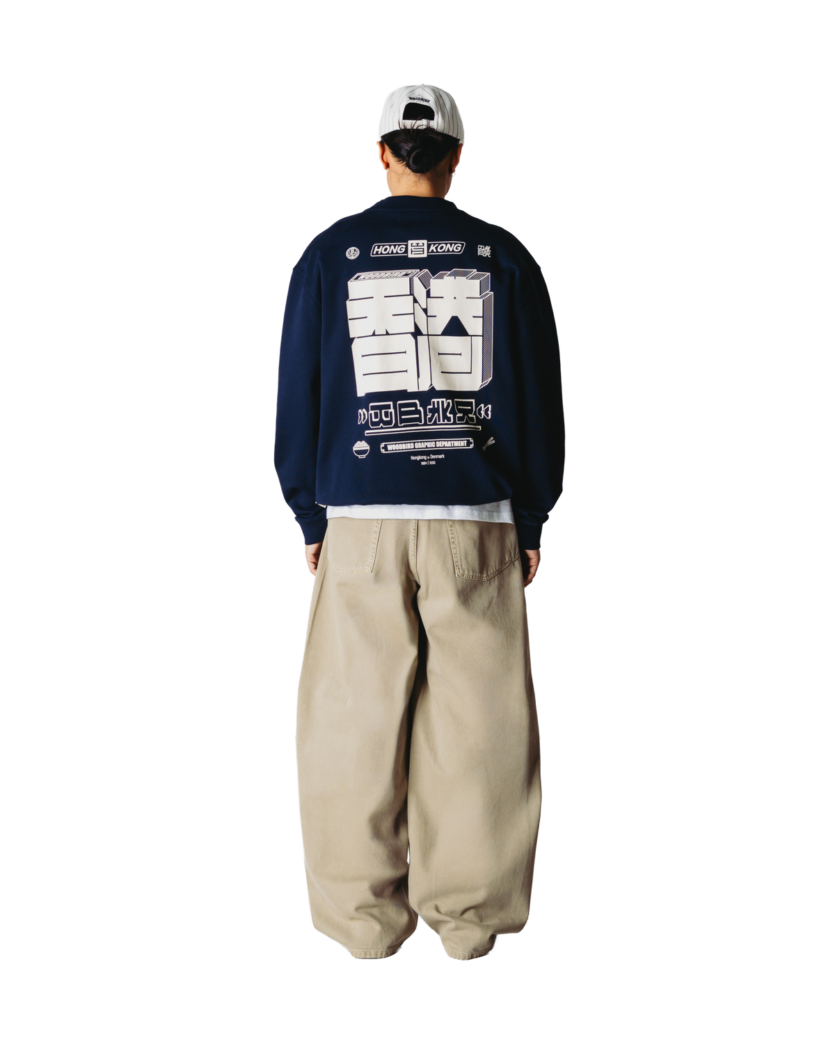 Woodbird WBCane HK Crew Sweats Dark Navy