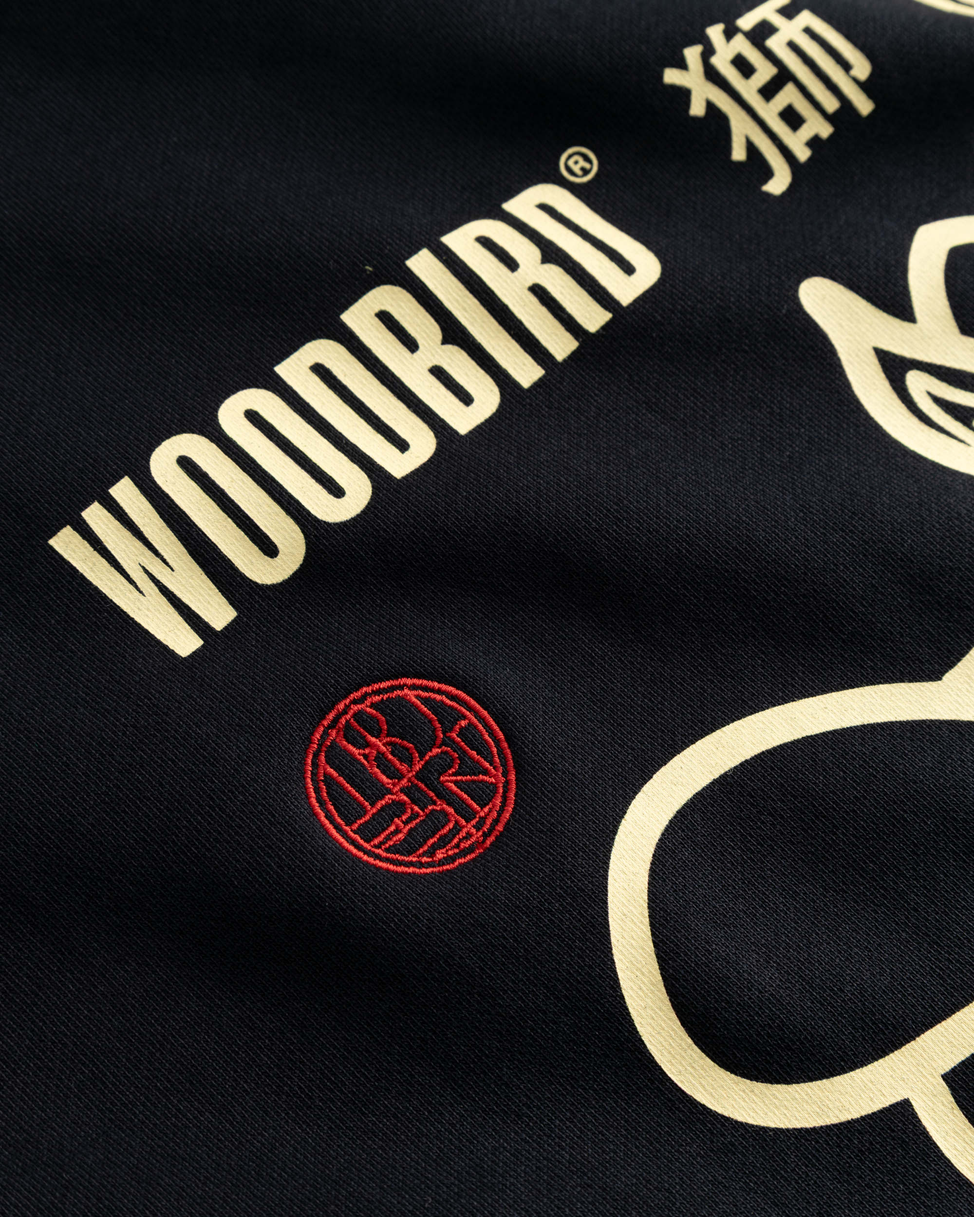 Woodbird WBCane Lion Crew Sweats Black