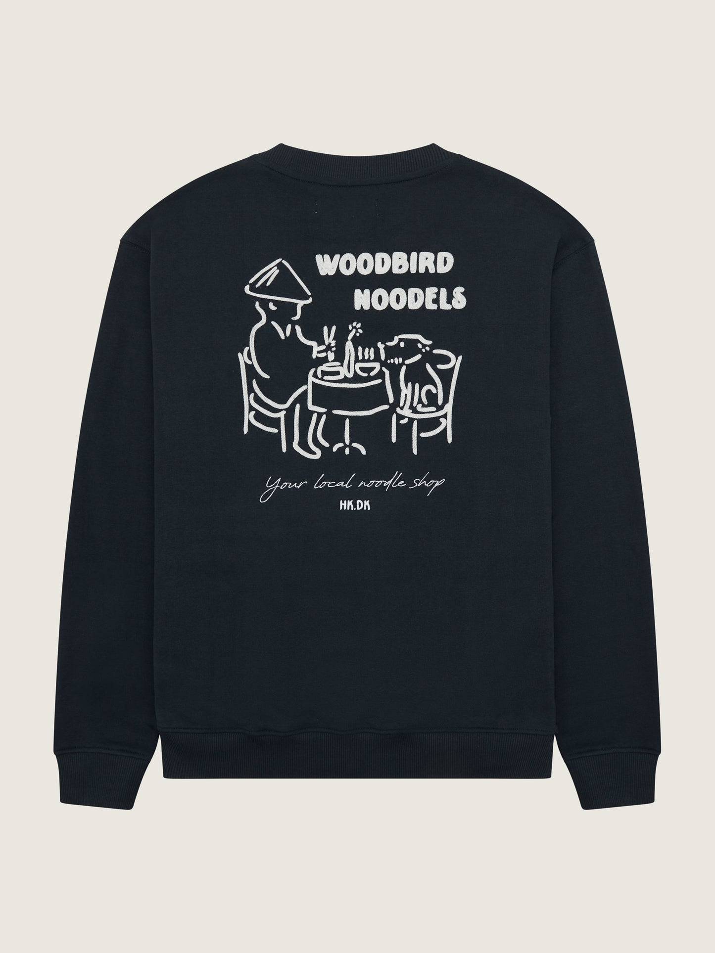 Woodbird WBCane Noodle Crew Sweats Navy