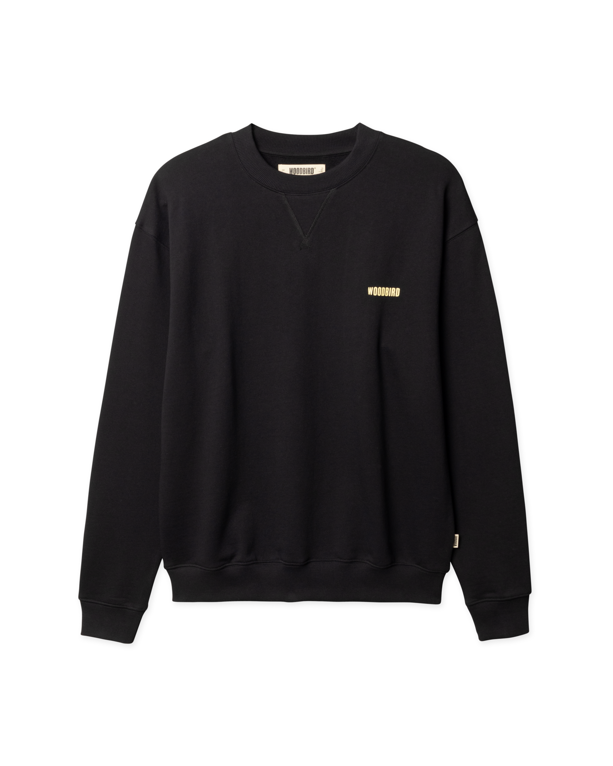 Woodbird WBCane Sea Crew Sweats Black