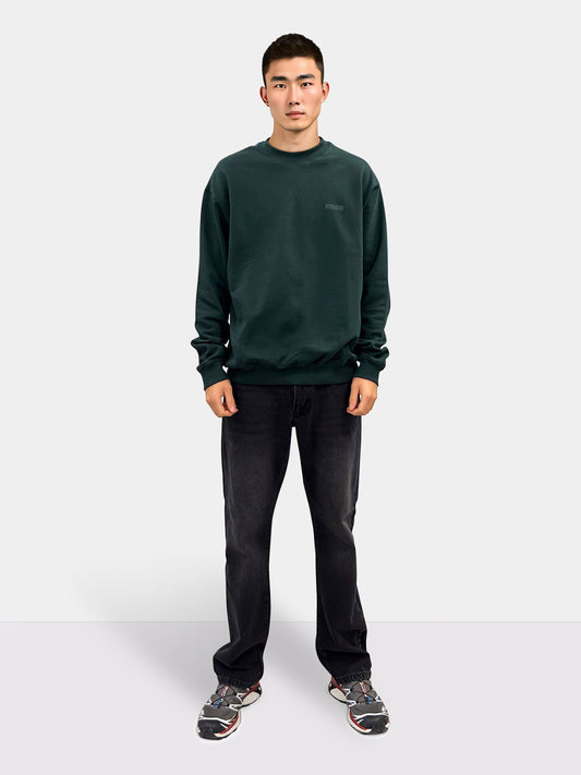 Woodbird WBCane Sip Crew Sweats Dark Green