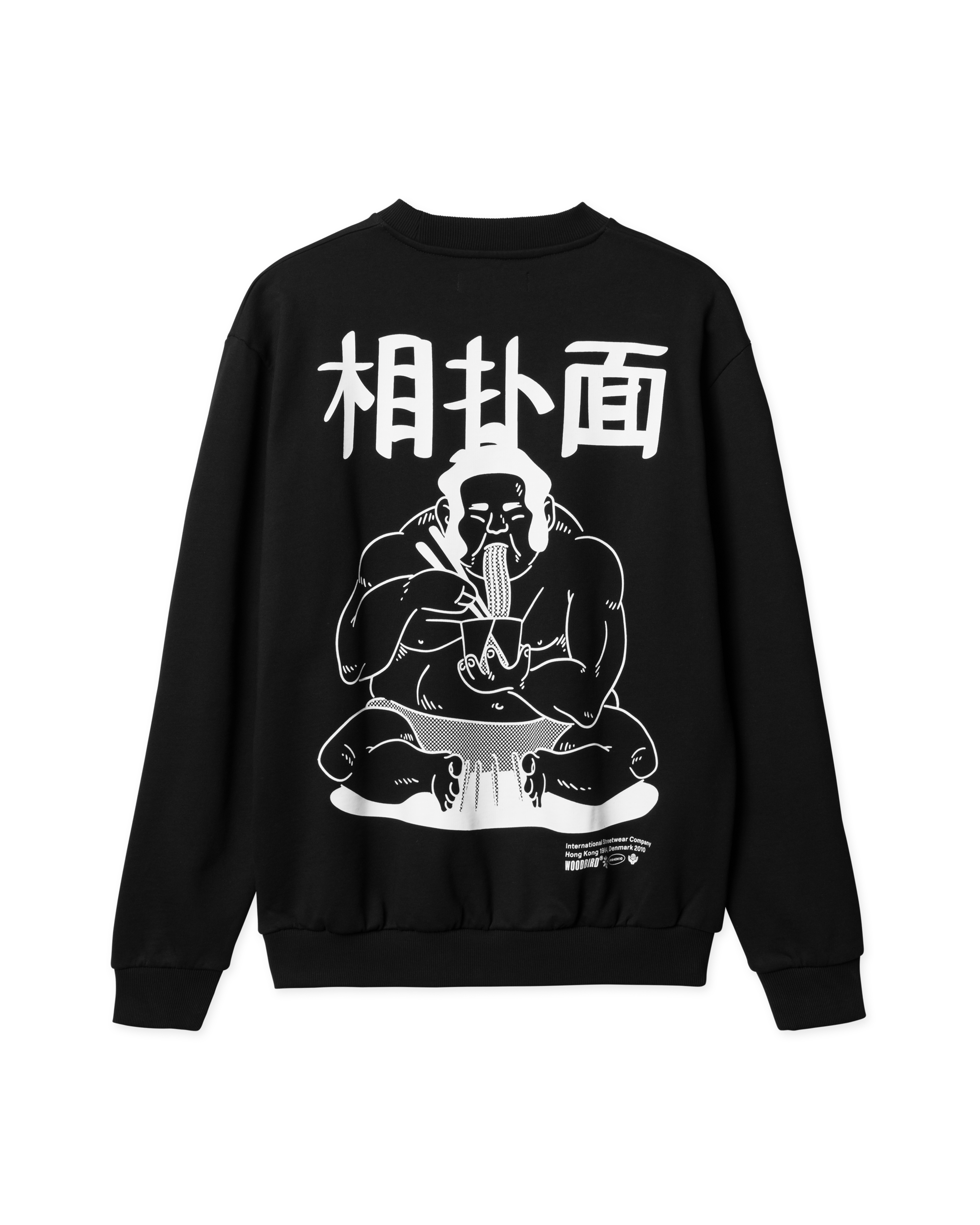 Woodbird WBCane Sumo Crew Sweats Black