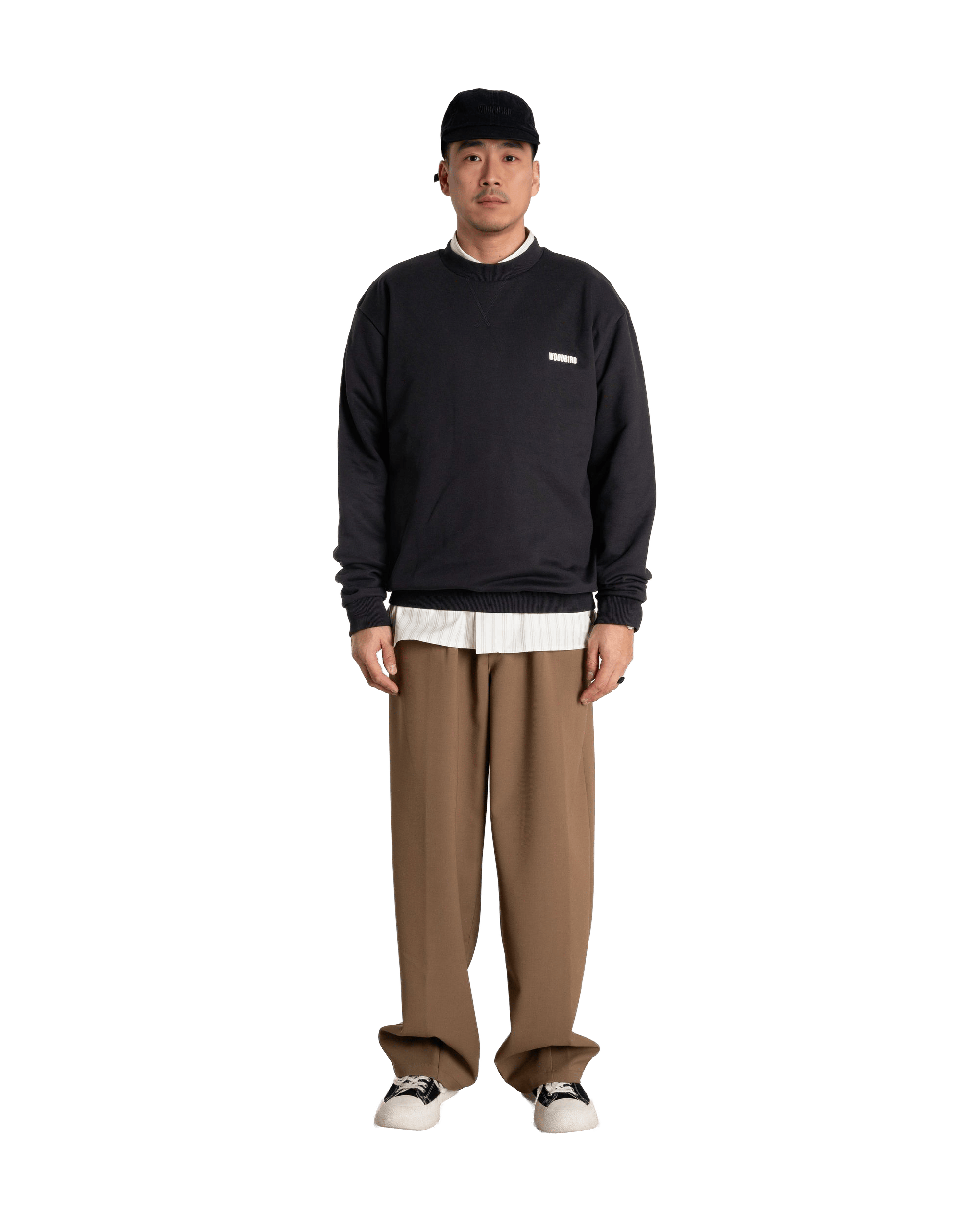 Woodbird WBCane Sumo Crew Sweats Black
