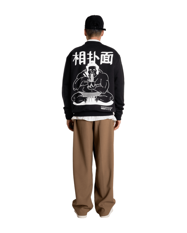 Woodbird WBCane Sumo Crew Sweats Black