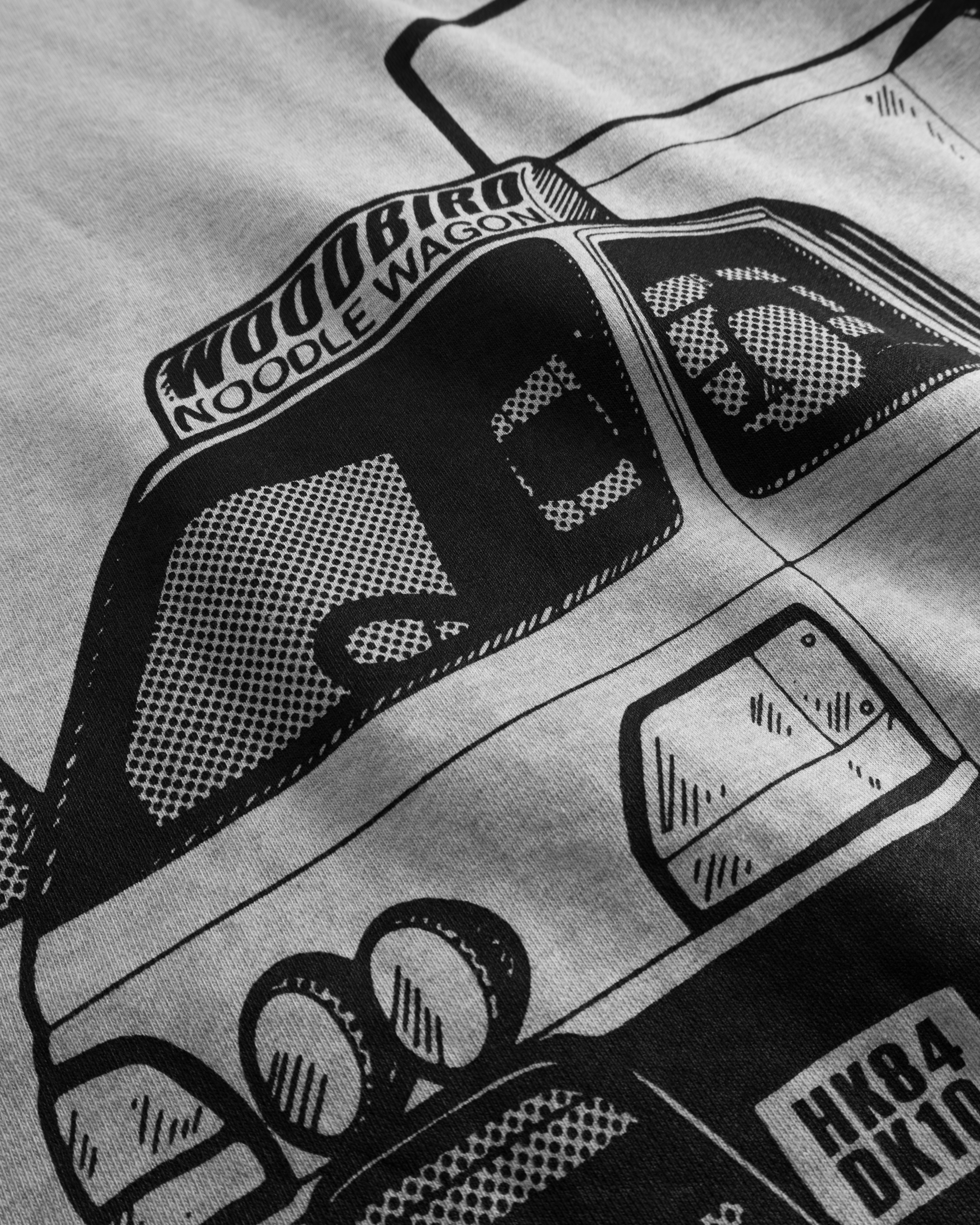 Woodbird WBCane Truck Crew Sweats Light Grey Melange